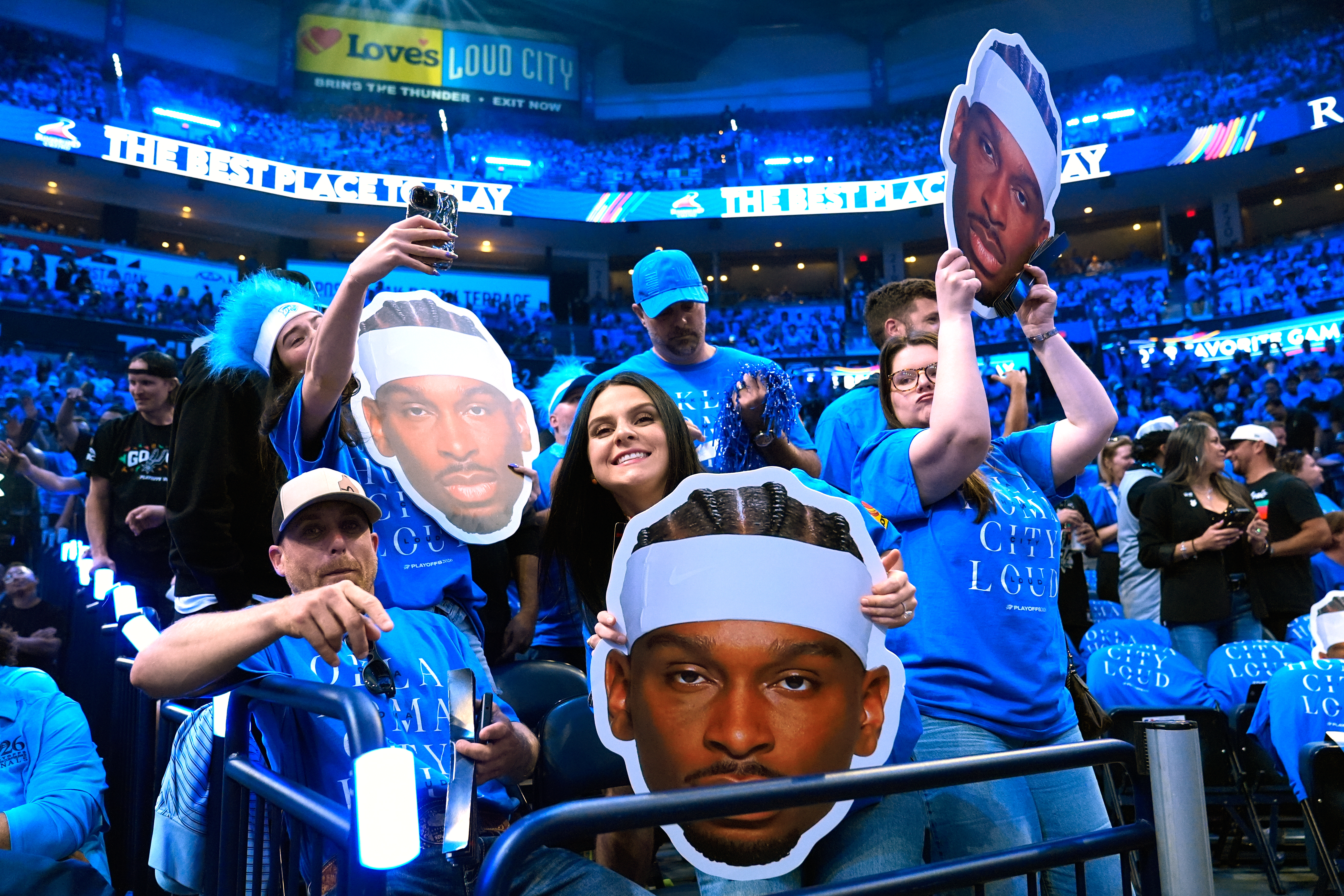 NBA Fans The goal for road teams in the NBA playoffs is to enjoy the quiet