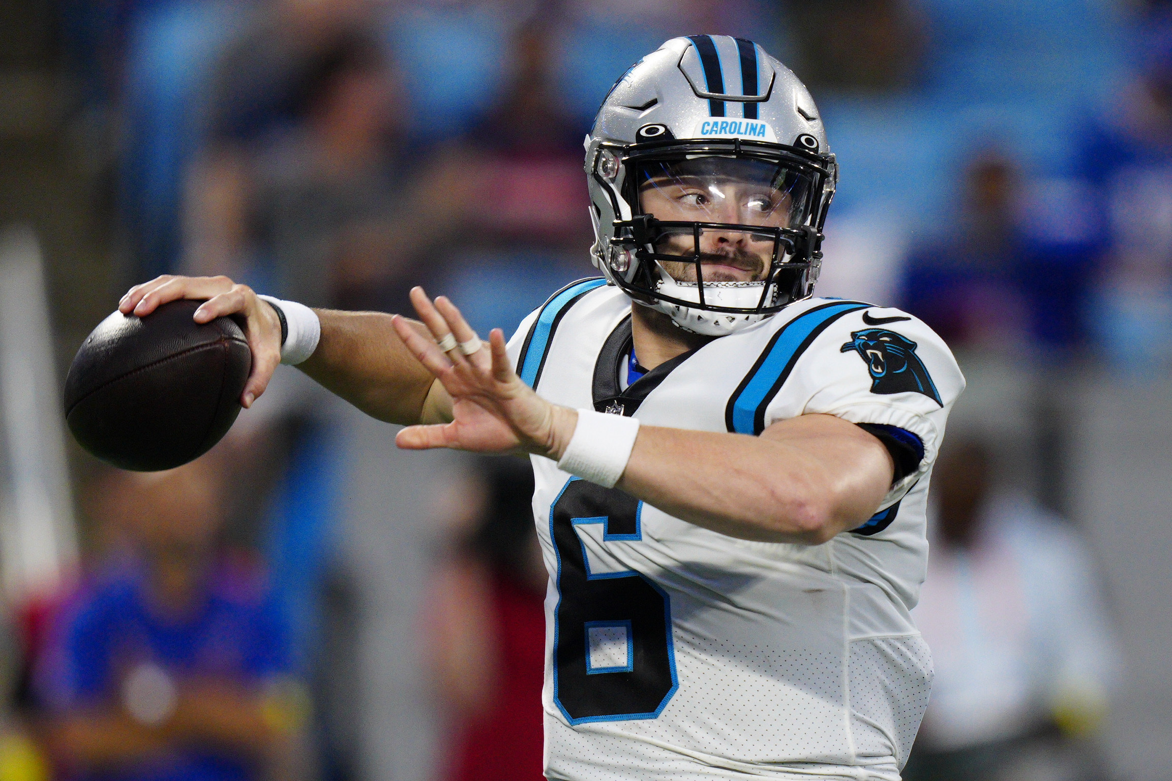 Recap: Baker Mayfield starts, Panthers beat Commanders on late field goal,  23-21 - Cat Scratch Reader