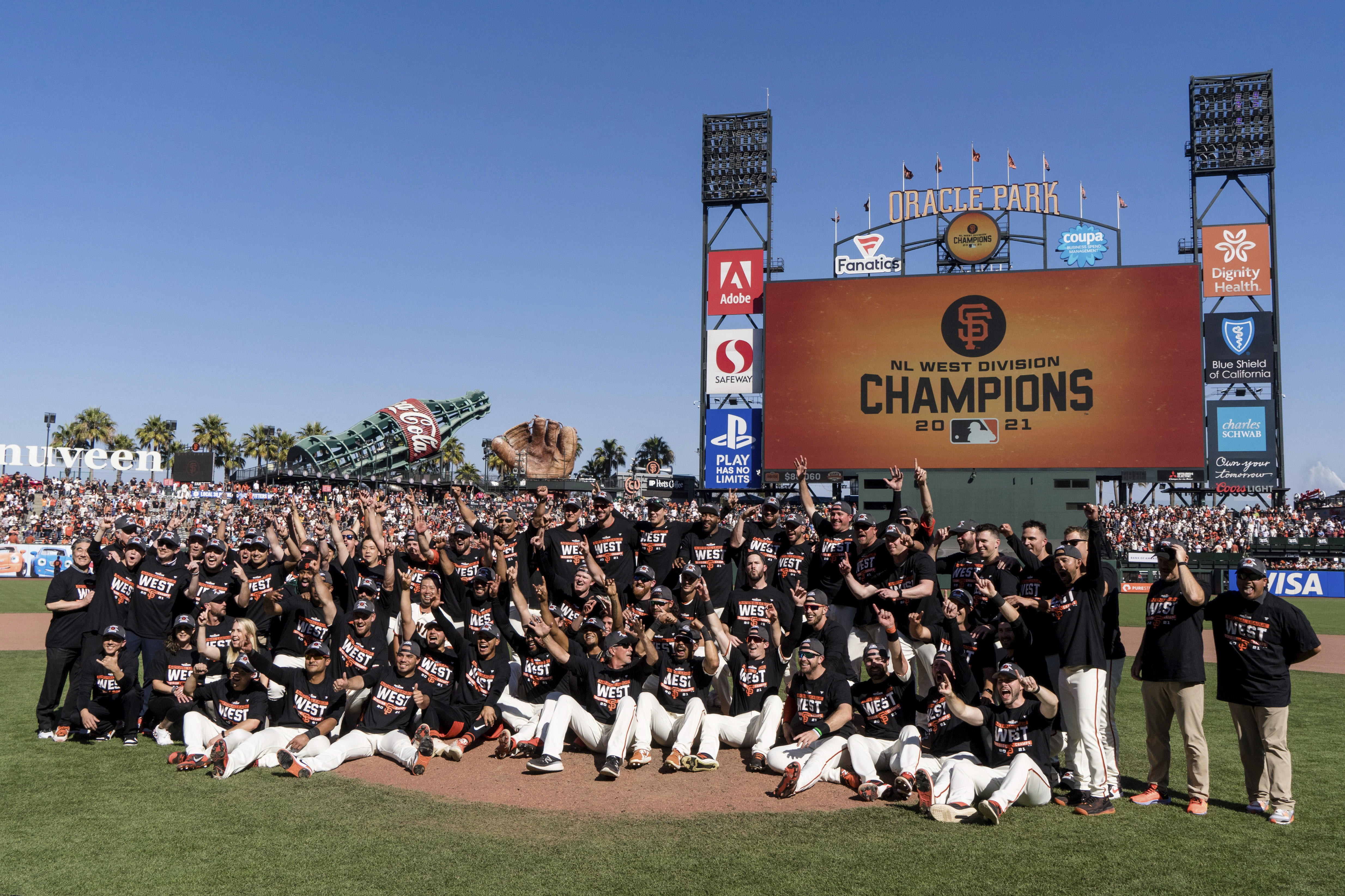 San Francisco Giants Nl West Division Champions 2021 Shirt Nl Wild