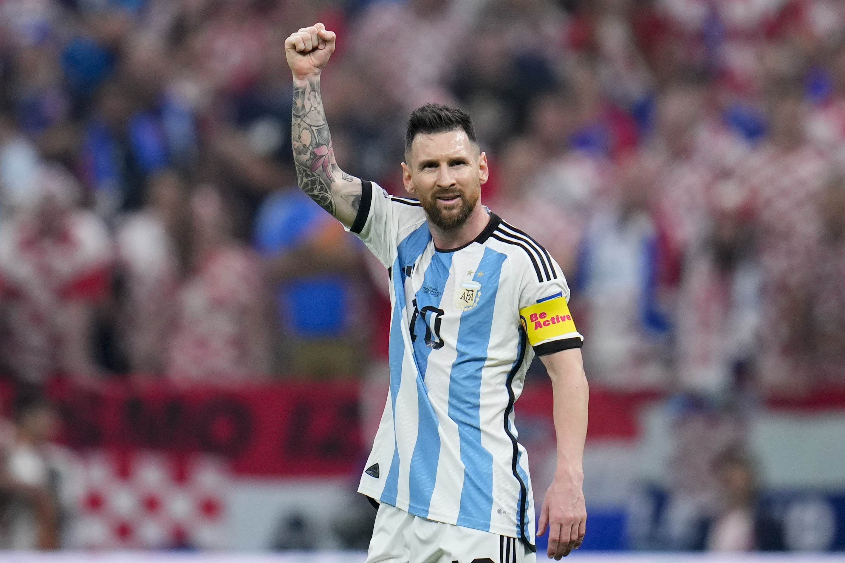 Lionel Messi Argentina Soccer Enamel Pin