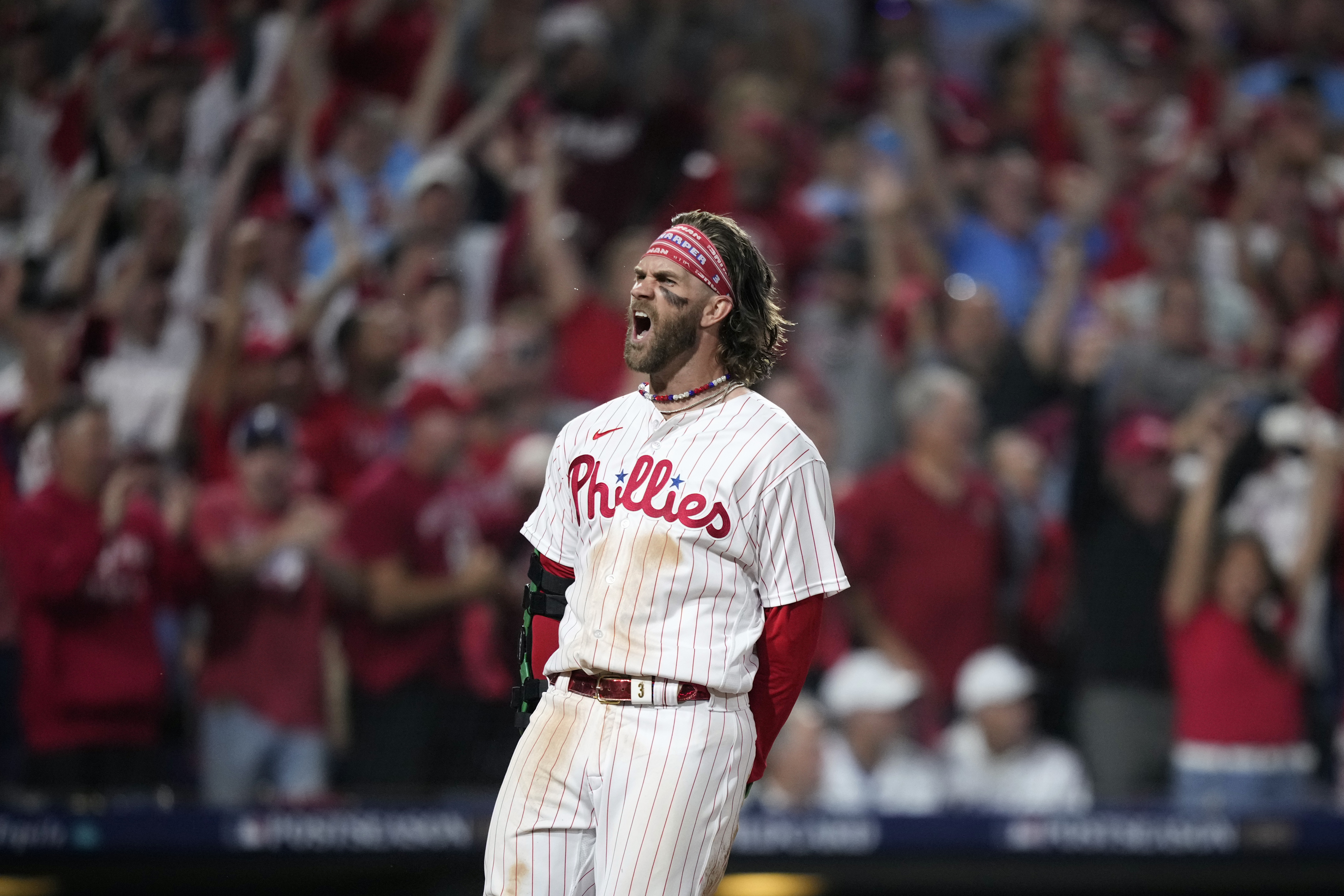 Philadelphia Phillies' Juan Pierre hit an infield single in the