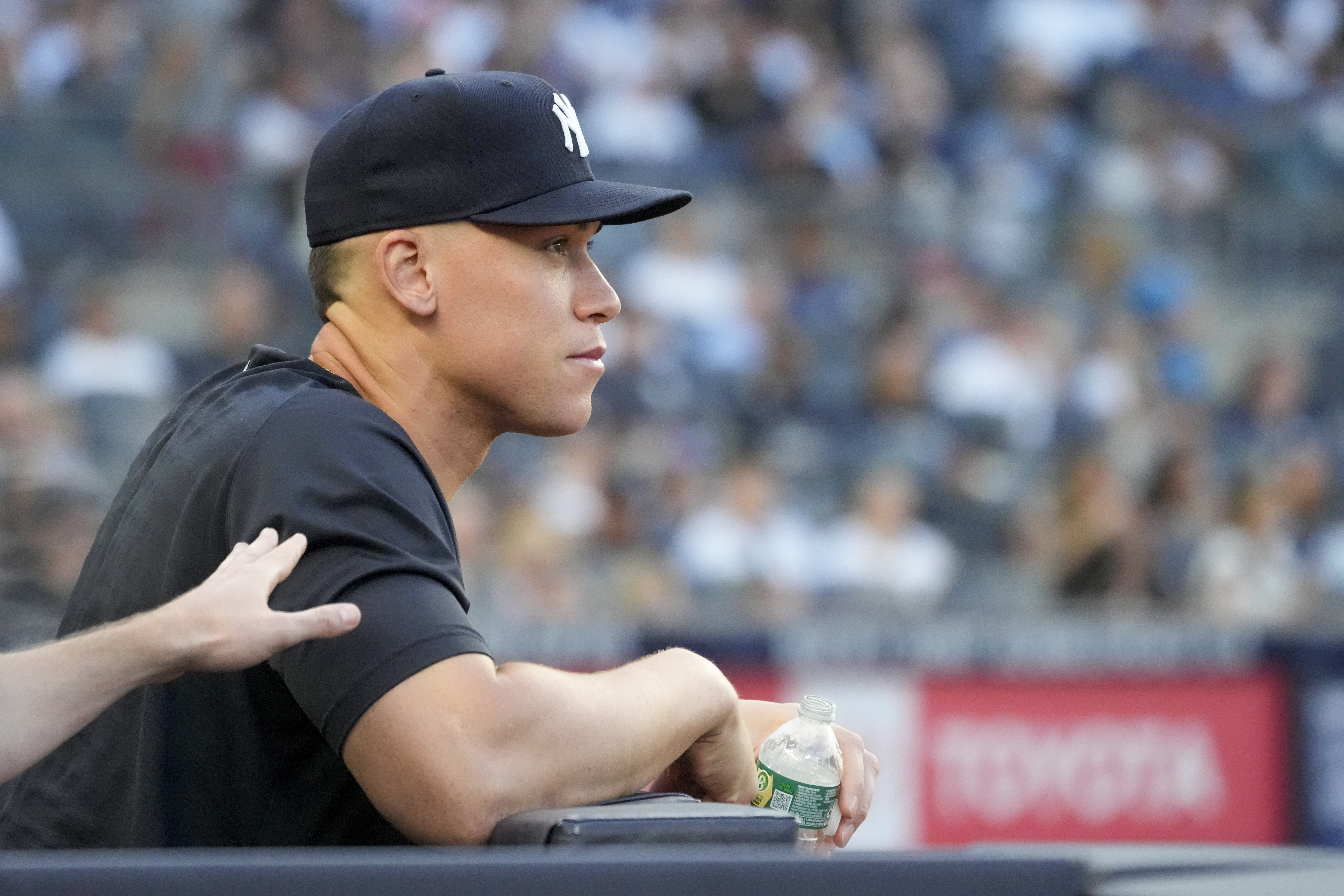 Yankees' Aaron Judge takes mini-step forward in rehab process
