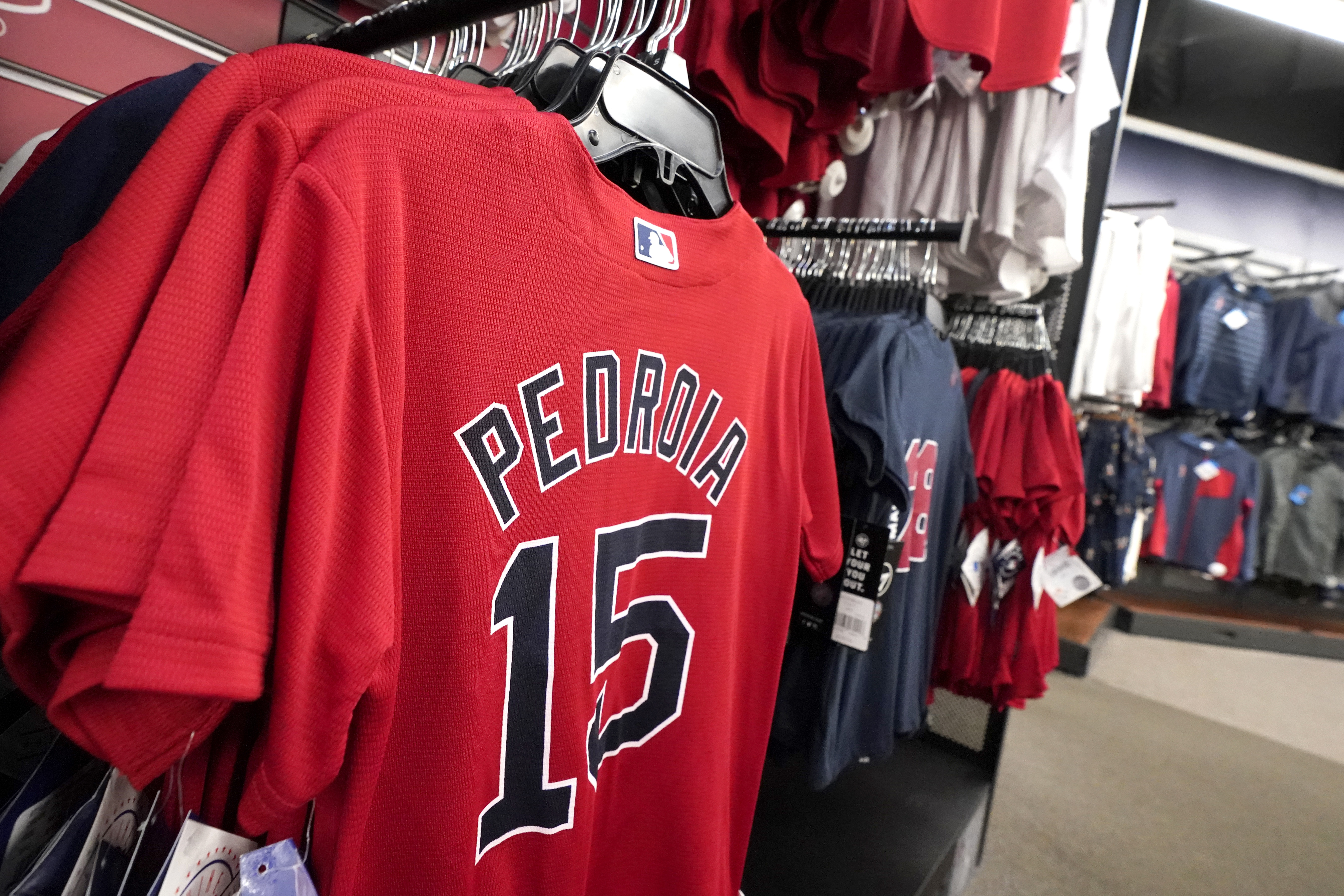 Dustin Pedroia Boston Red Sox 2008 American League MVP T-Shirt XL