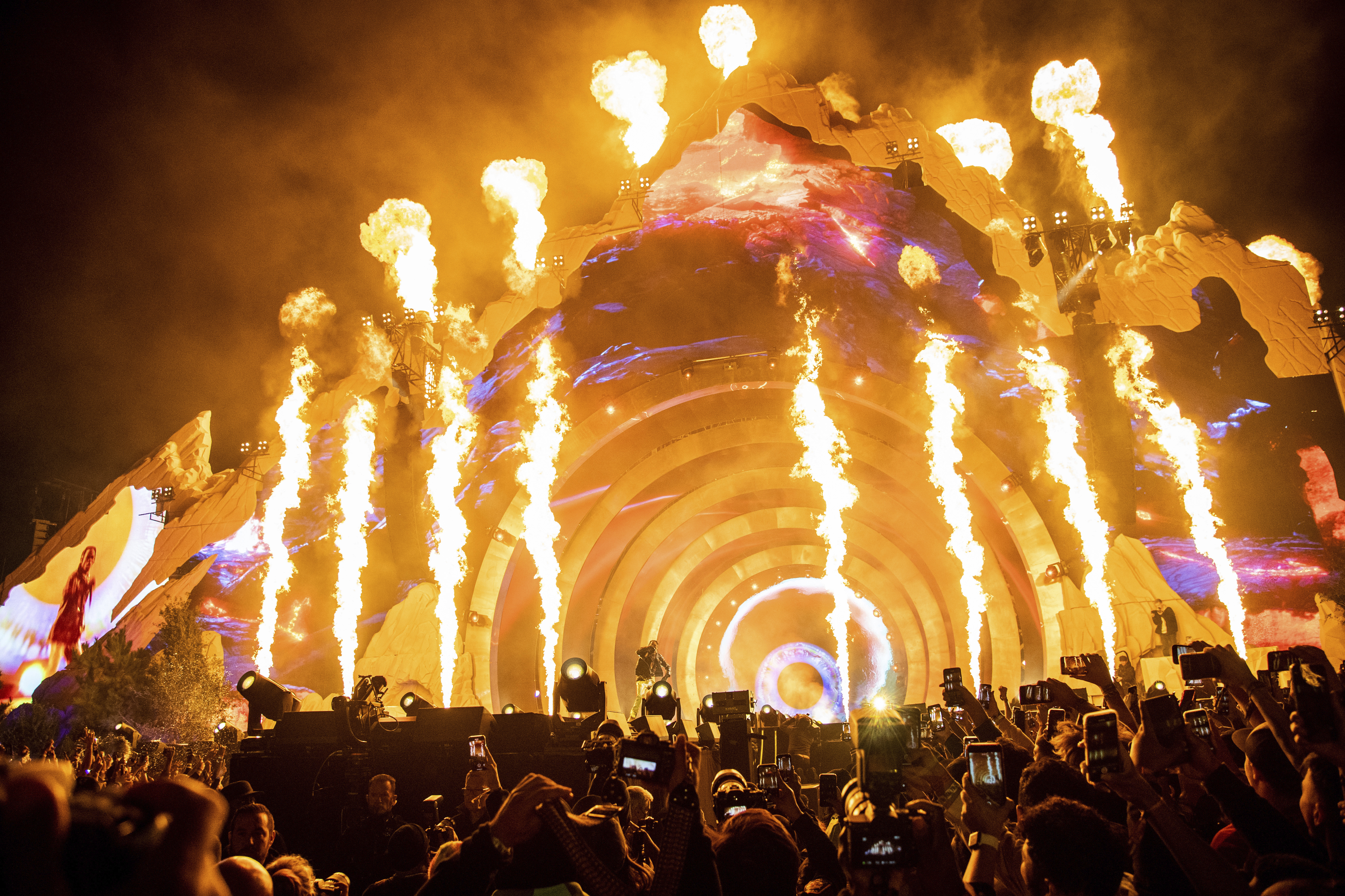 PHOTOS: Inside Travis Scott's 'chaotic' Astroworld Festival