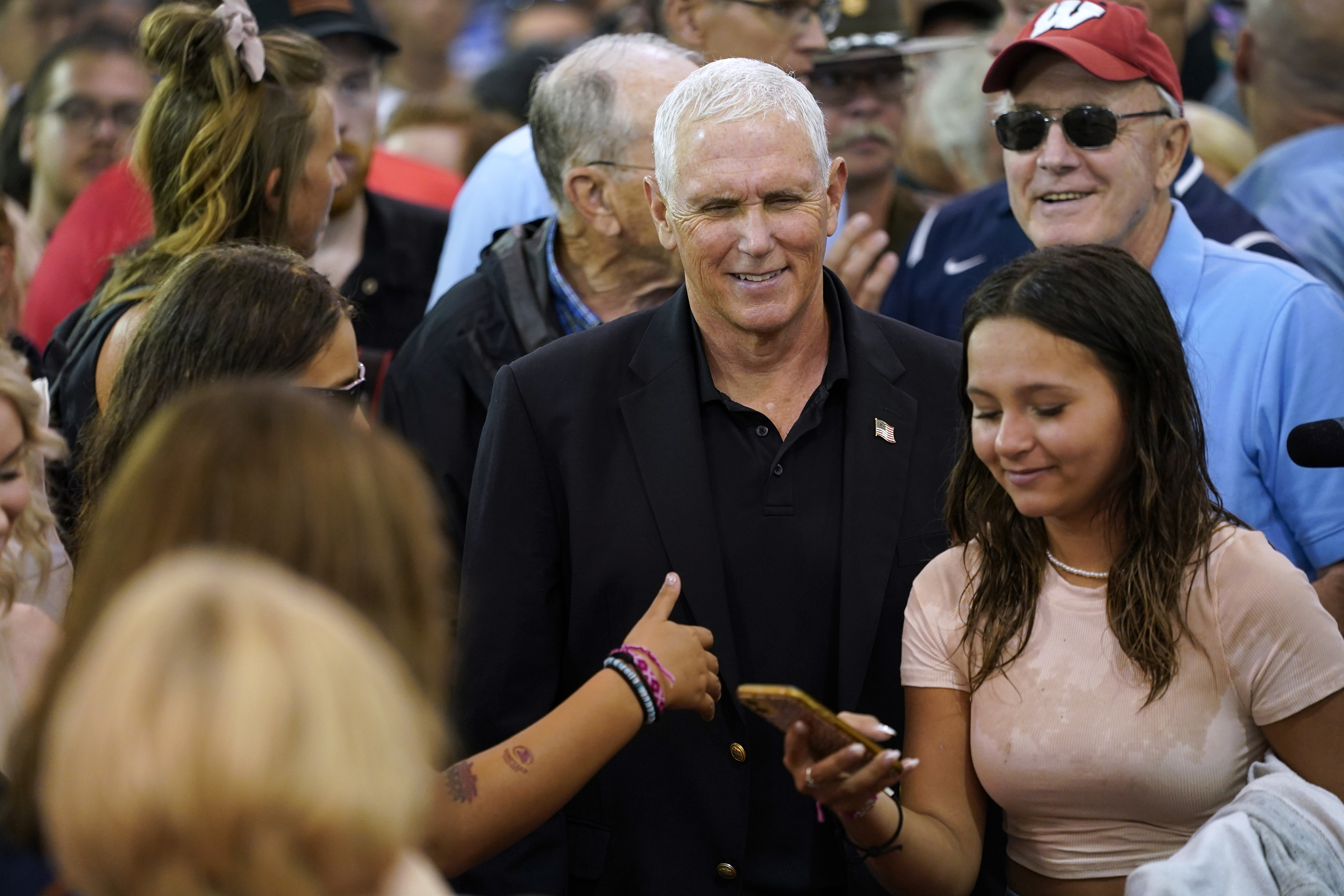 Broadcasters on Pence's socks, Chavez's pants 