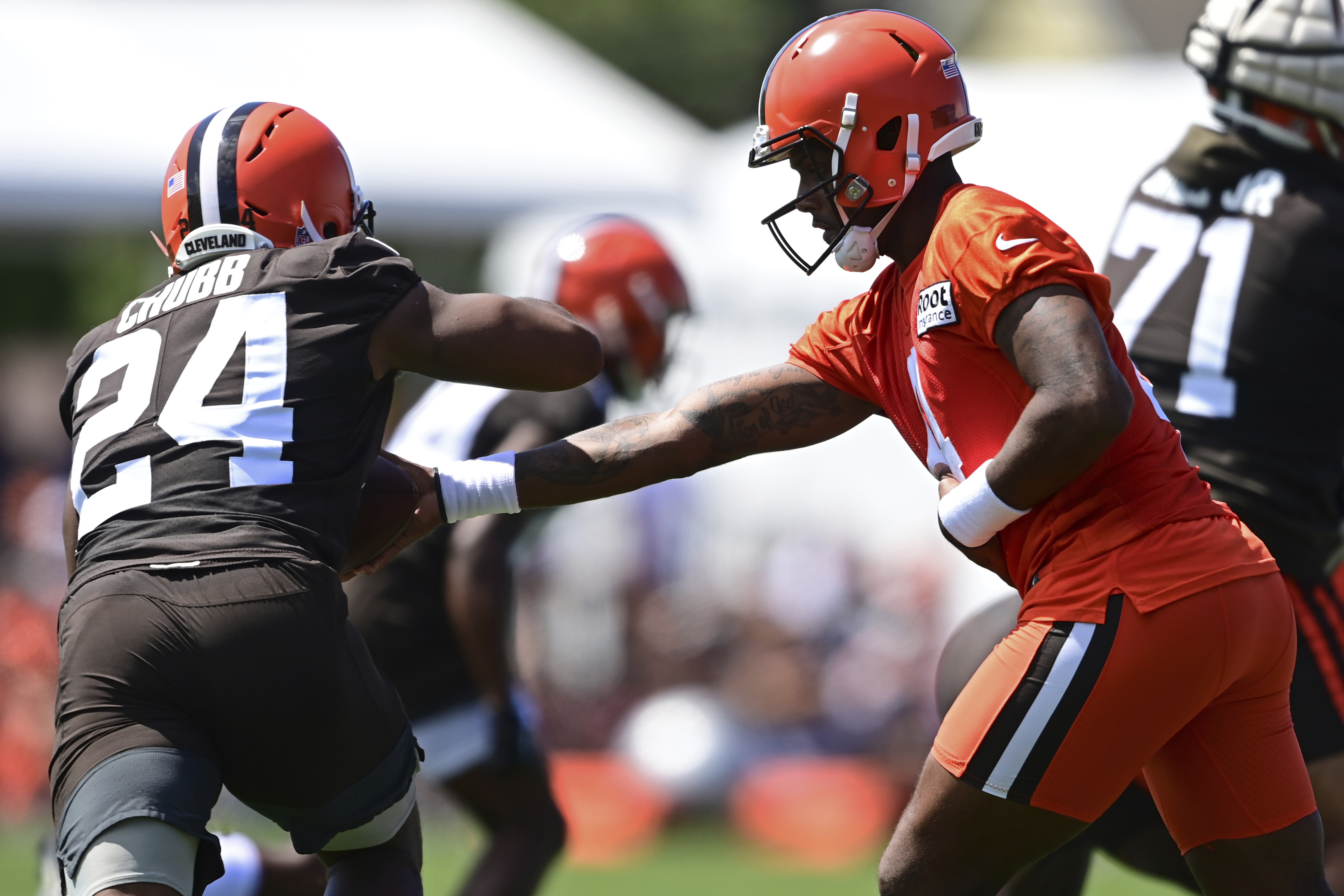 Nick Chubb makes feelings clear on Deshaun Watson being Cleveland