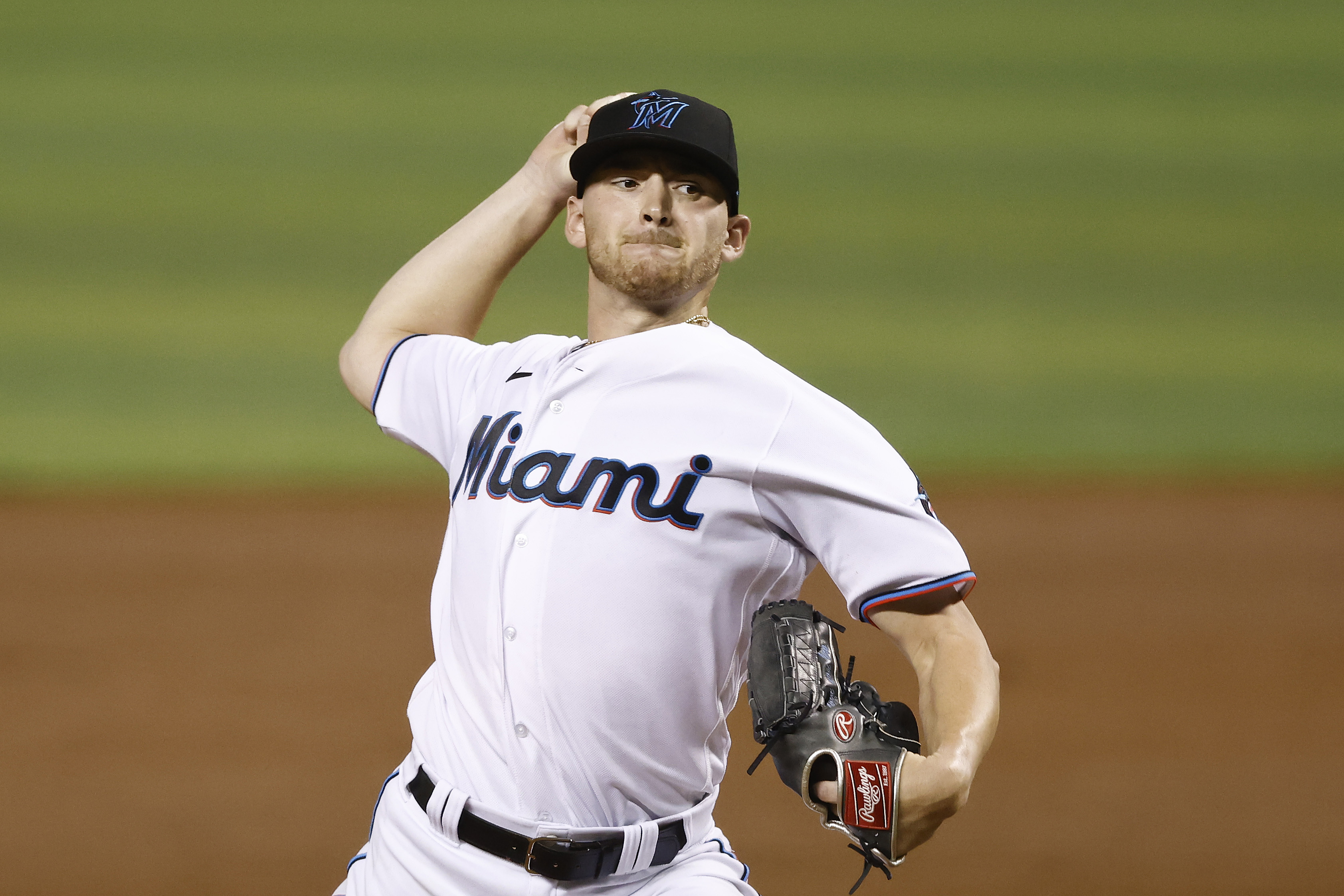 Trevor Rogers to stay with Miami Marlins during road trip