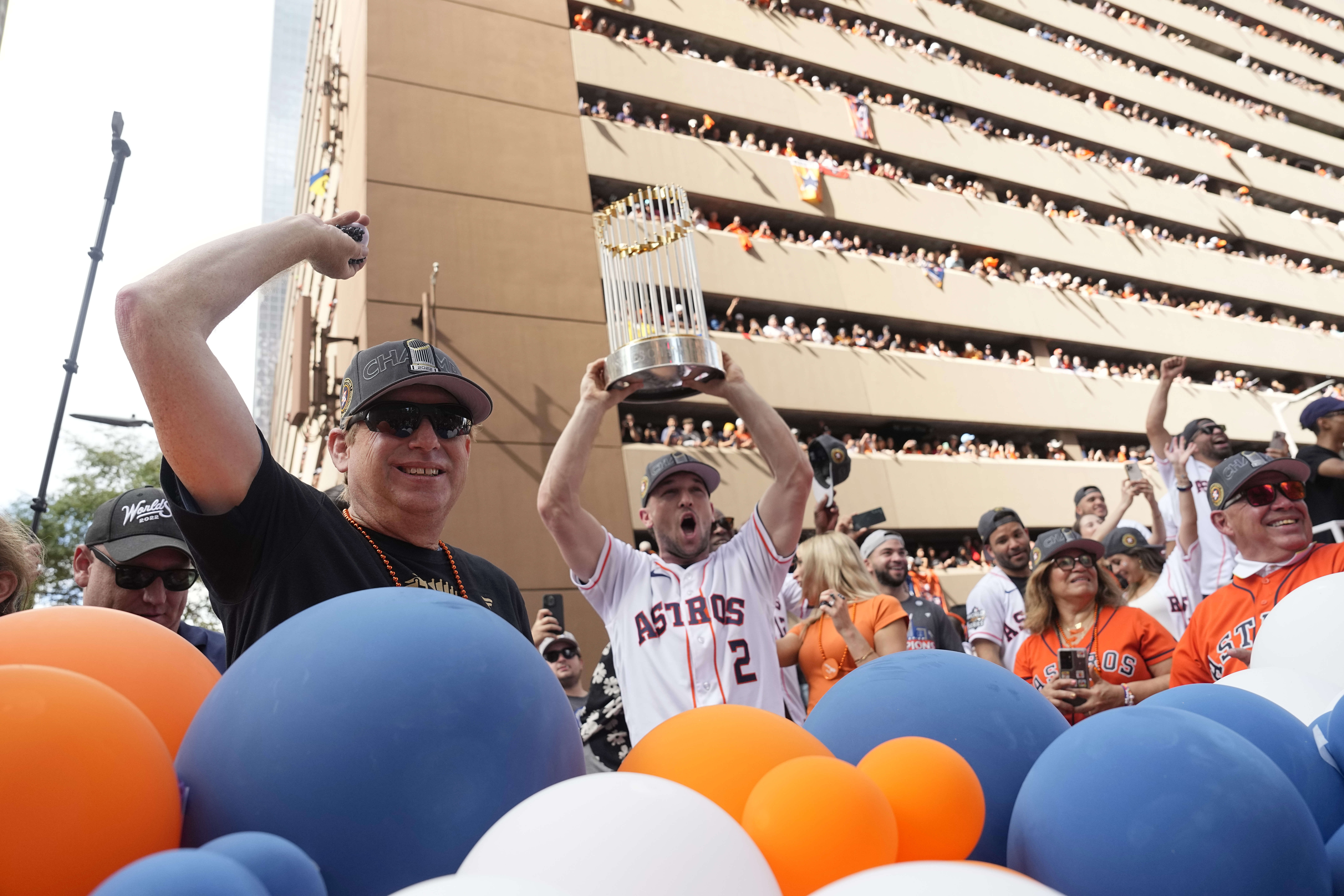 Astros celebrate World Series title with downtown Houston parade