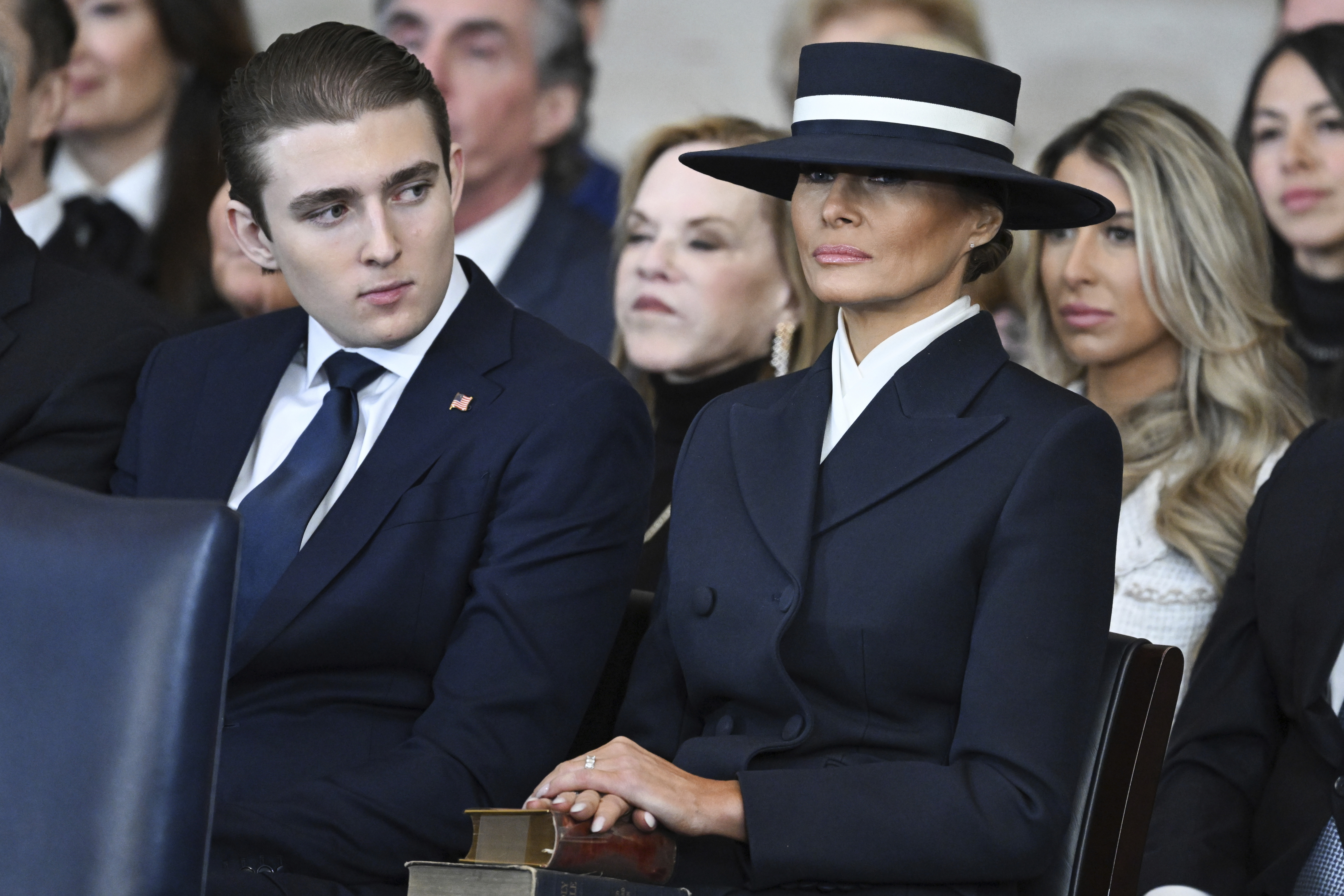 What Melania Trump wore to the inauguration — including the hat