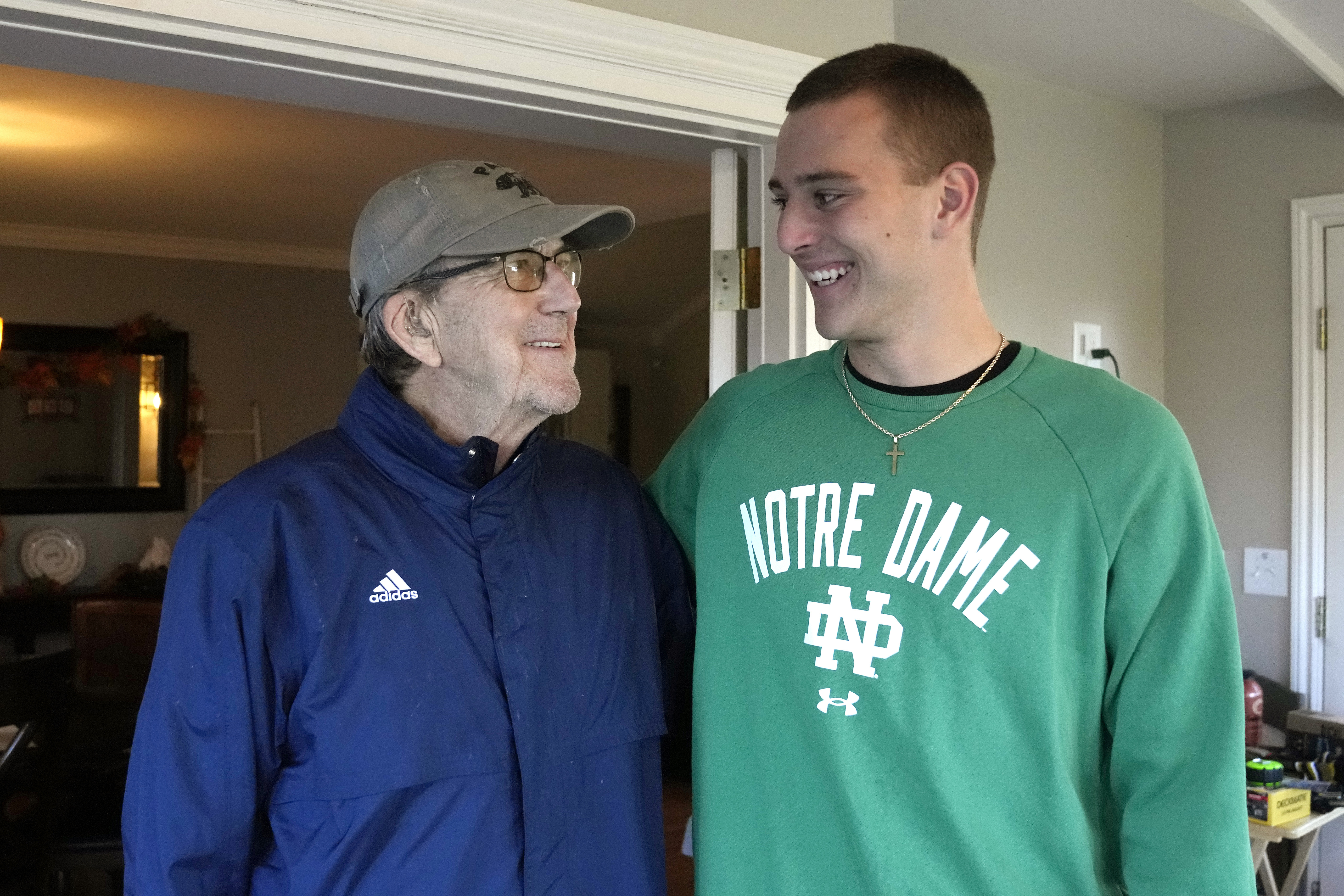 CJ Carr, grandson of ex-Michigan coach Lloyd Carr and All-America Tom  Curtis, to sign at Notre Dame