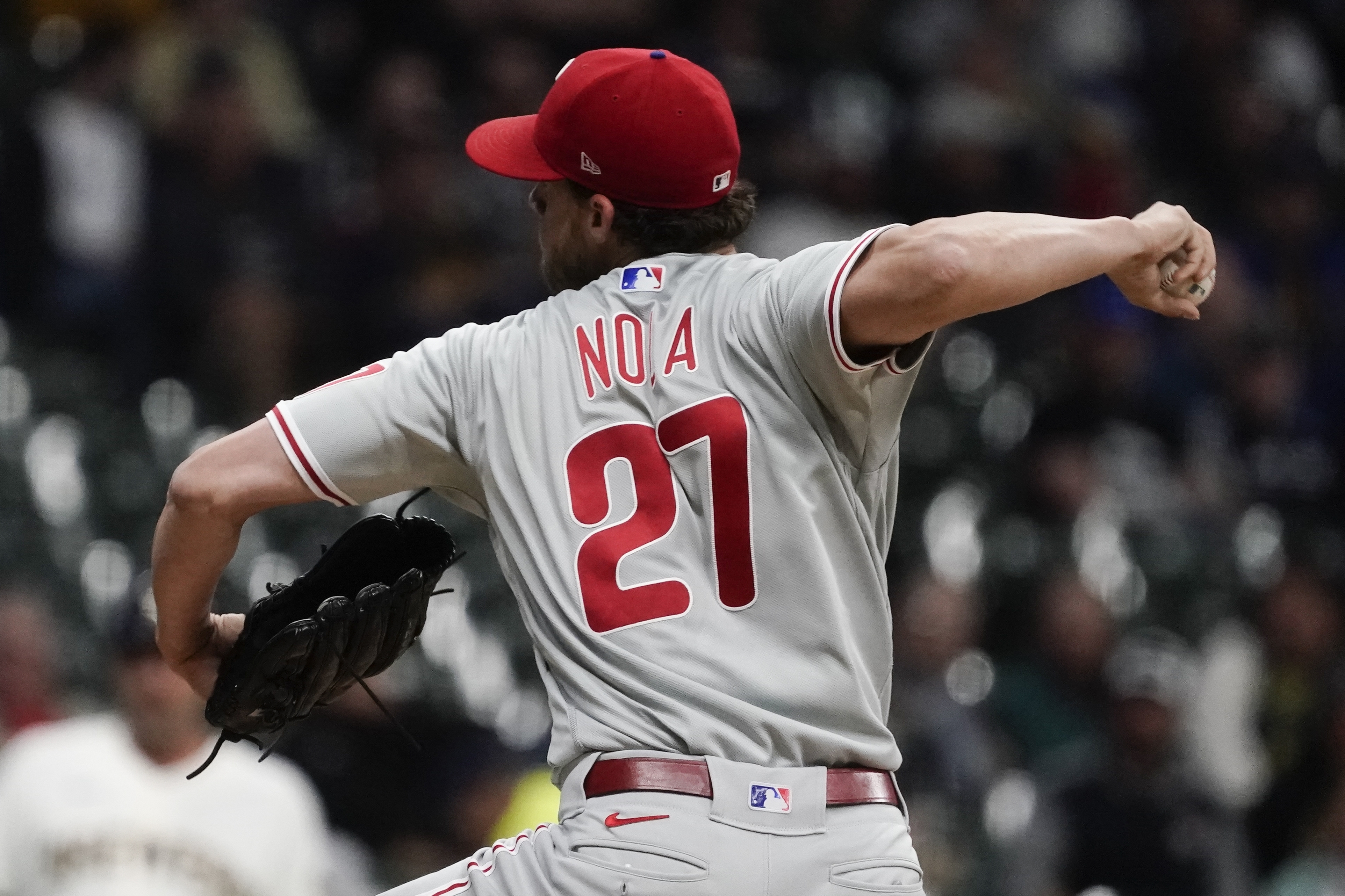 Phillies need more this month from Aaron Nola and other observations from  10-0 loss to Brewers