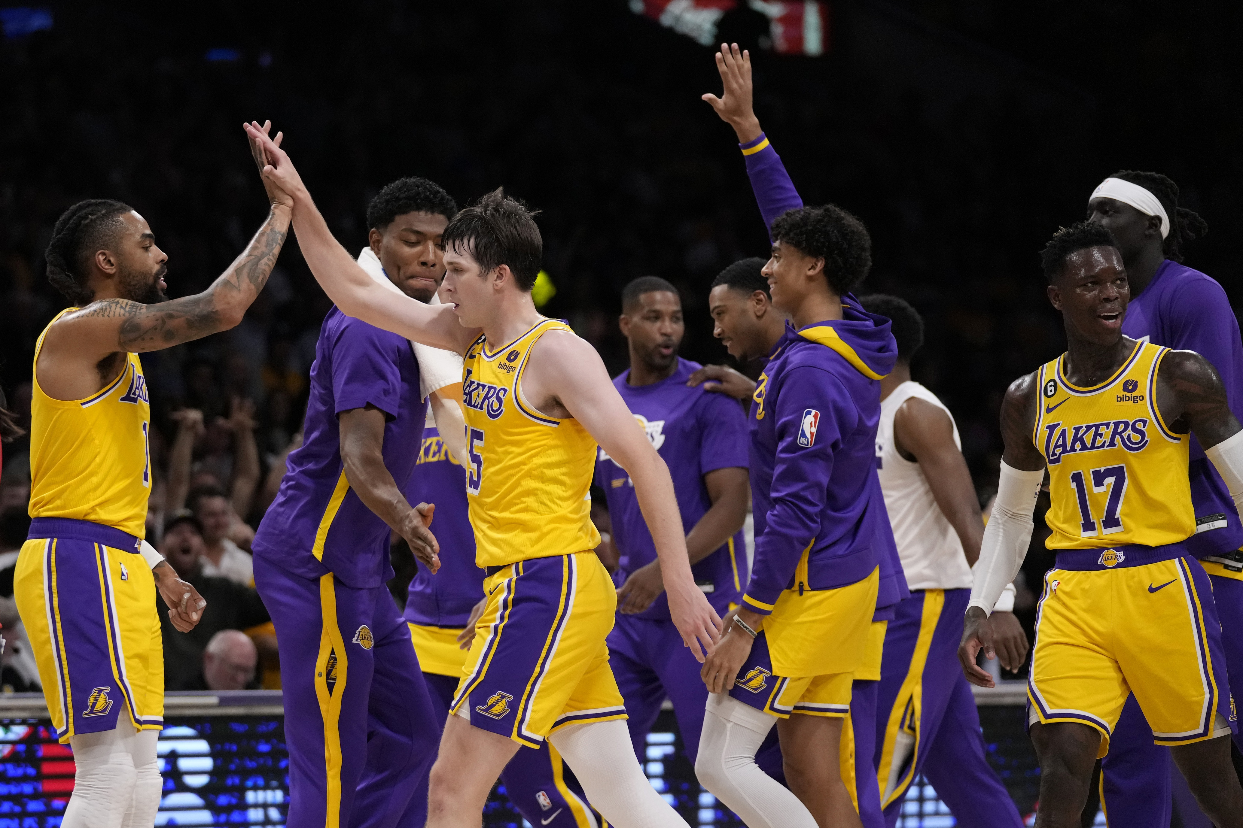 Healthy and happy: LeBron James, Anthony Davis lead Lakers back to  conference finals – KGET 17