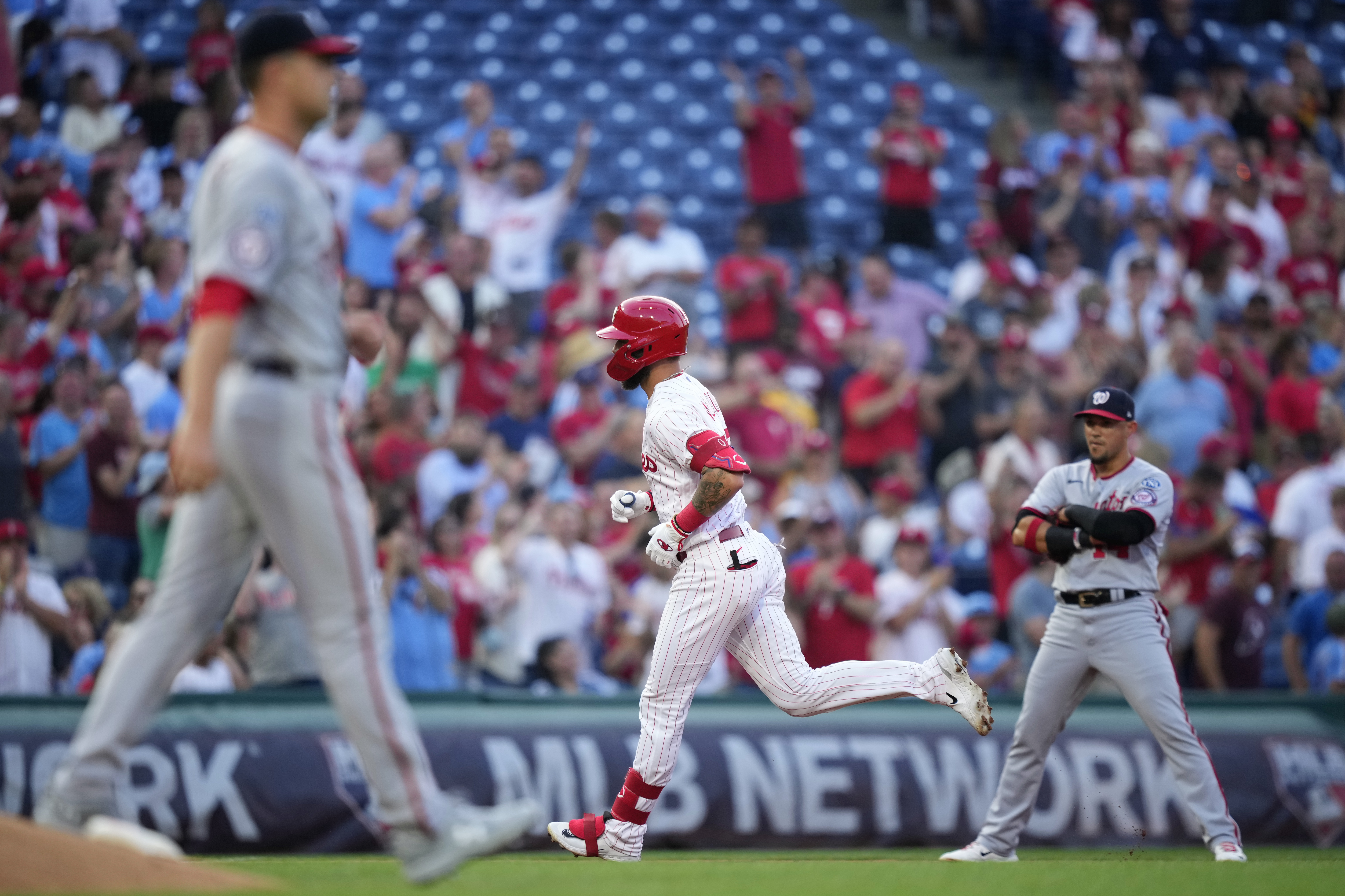 Philadelphia Phillies Weston Wilson (77) bats during a spring