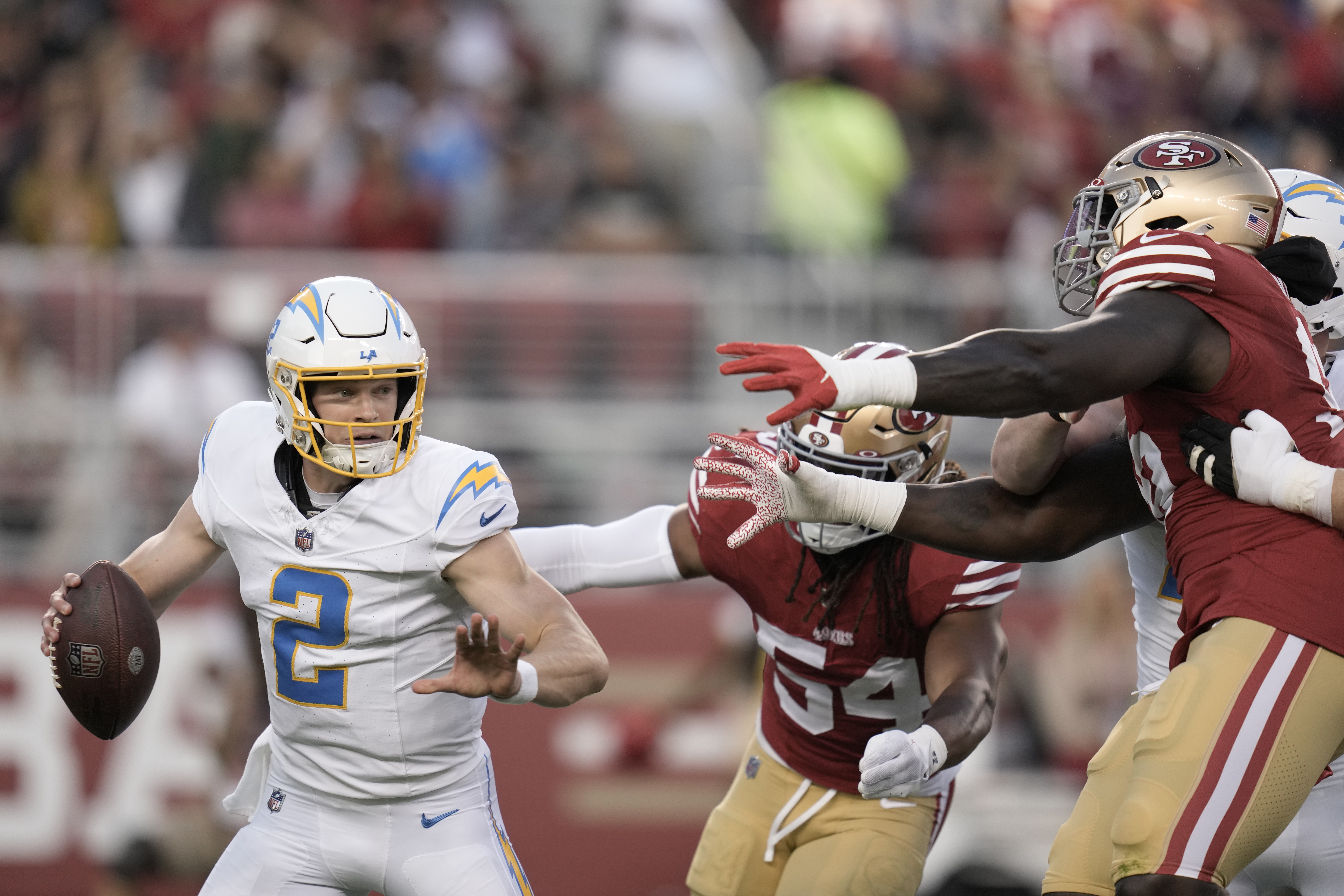 Chargers vs. 49ers Recap: Max Duggan, run offense lead Bolts over Niners 23- 12 - Bolts From The Blue