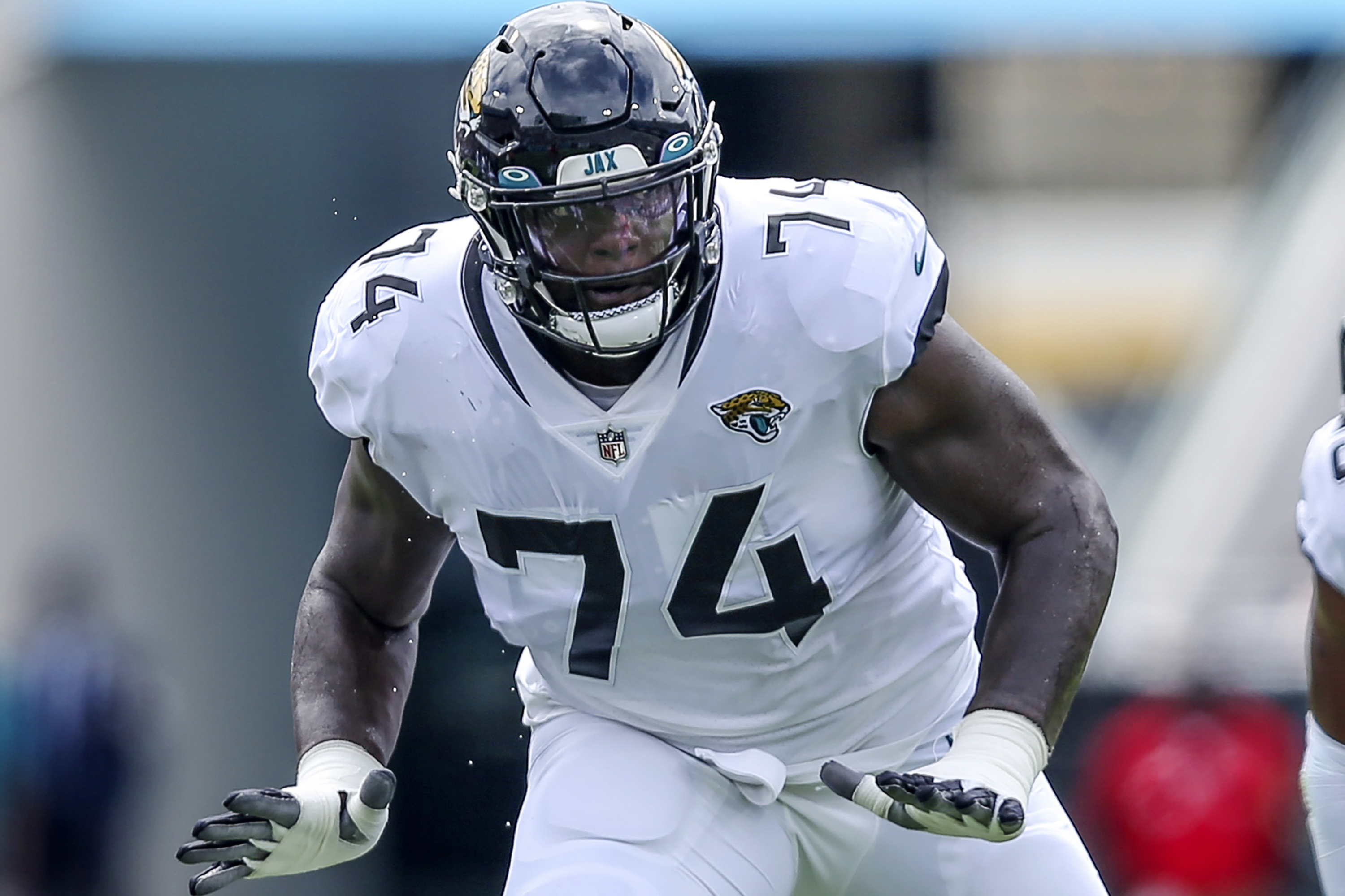 Acostumbrar Hueso Producto After signing 3-year deal, Jaguars' tackle Cam Robinson feeling blessed