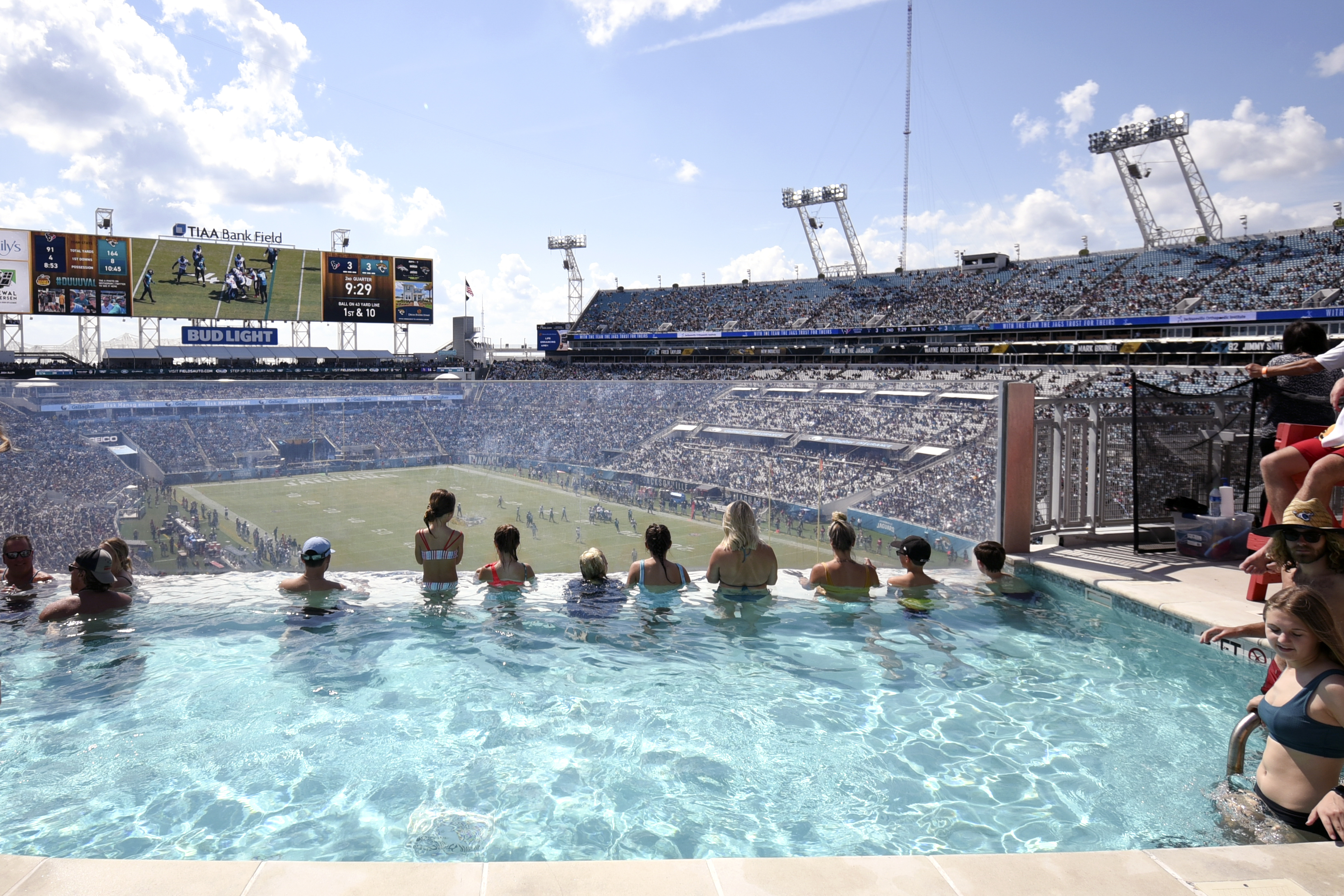 Lifeguards rejoice! Jacksonville Jaguars stadium redesign keeps swimming  pools in place