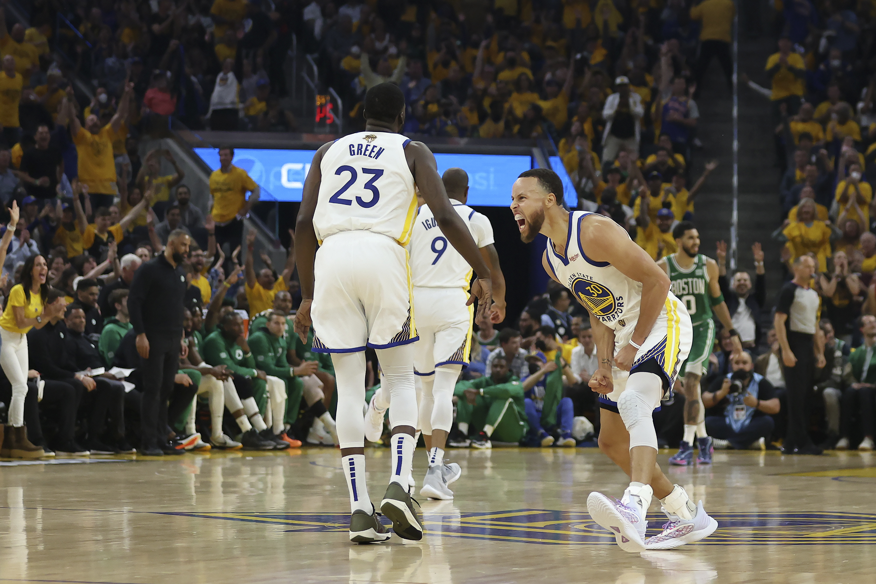Celtics fans beat Draymond Green at his own game 