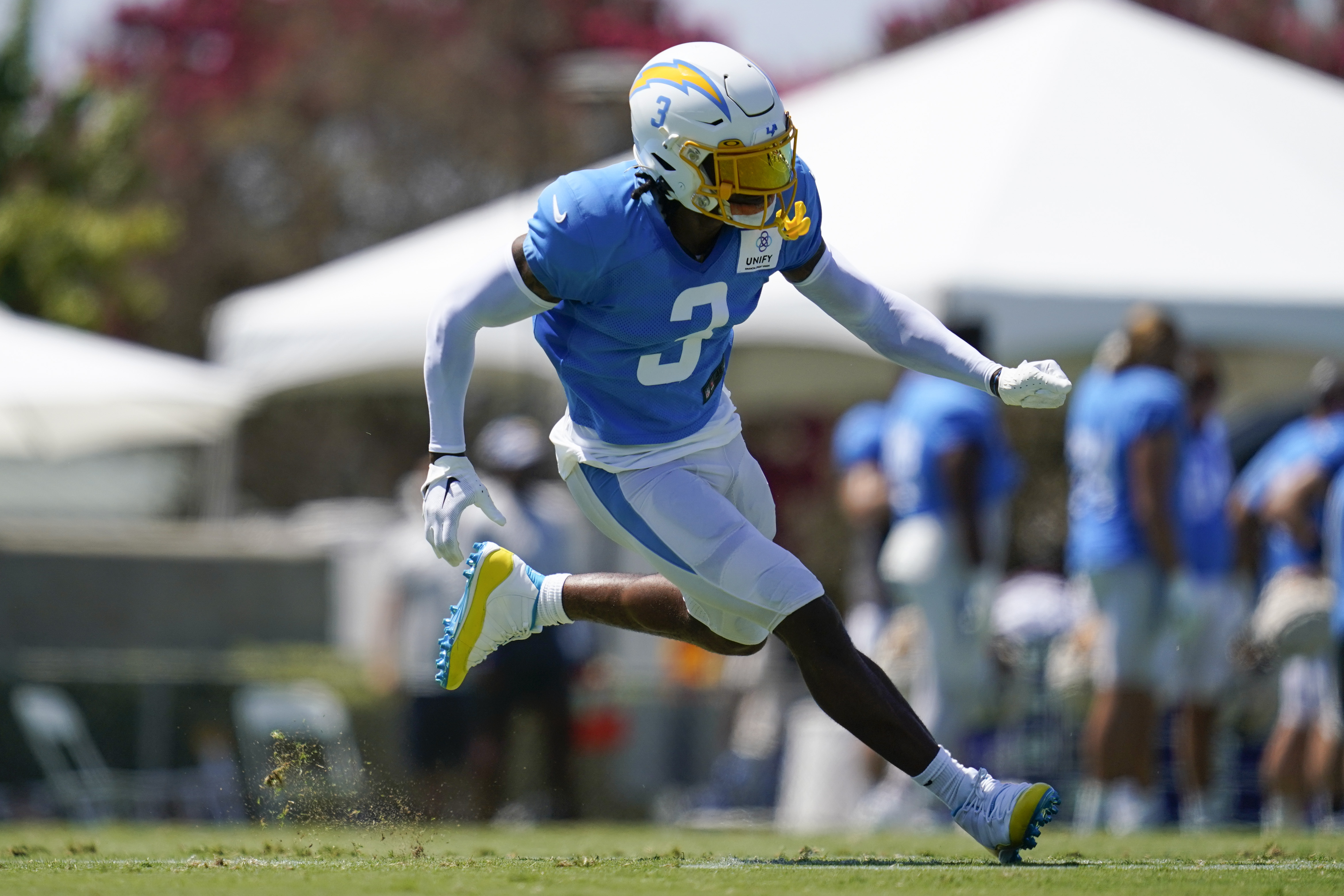 PCF - Chargers Derwin James 2019 Pro Bowl Practice worn T-Shirt