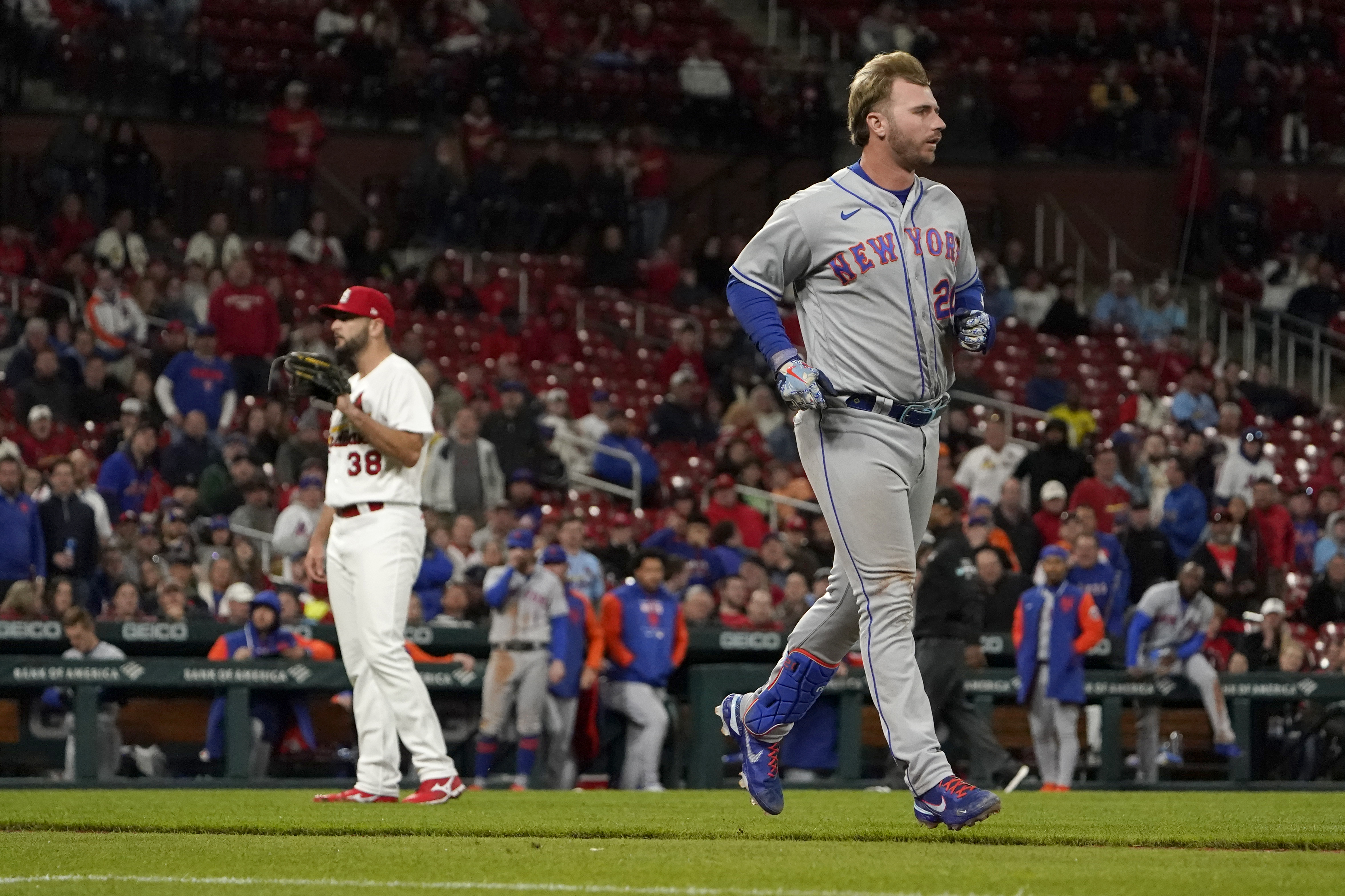 Pete Alonso on benches clearing, 04/27/2022