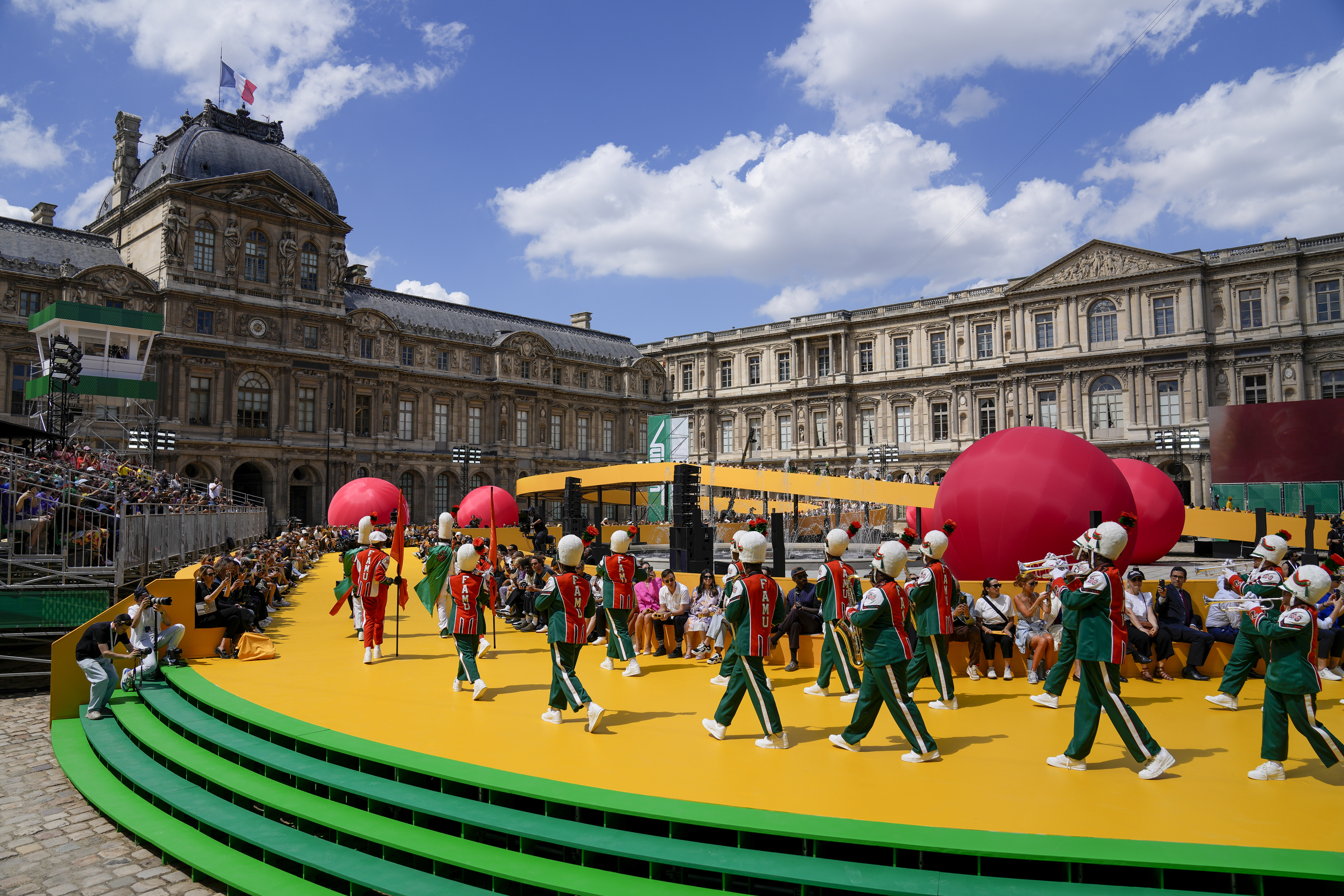 Paris Fashion Week: Louis Vuitton installation wows tourists on  Champs-Élysées