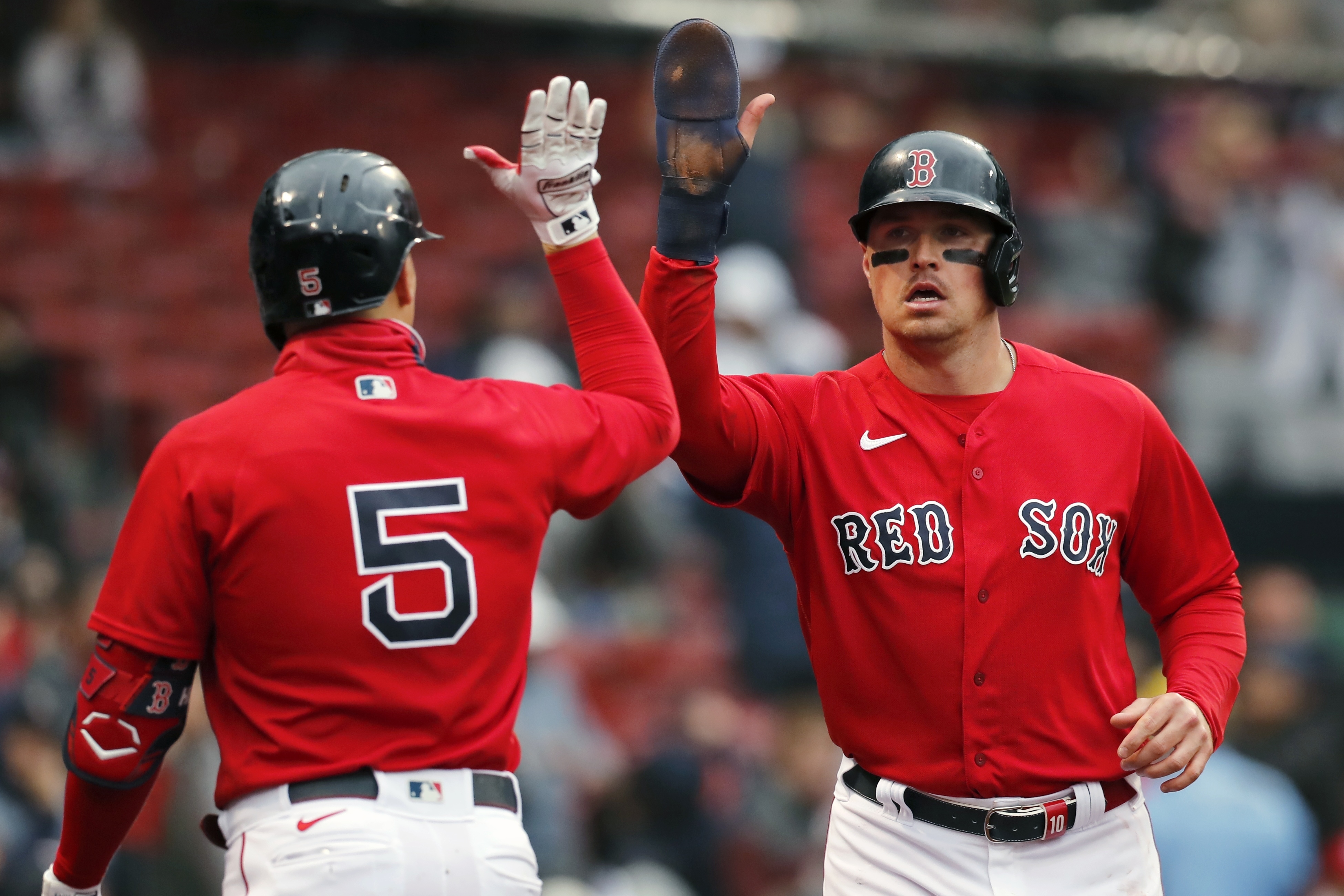 Red Sox catcher Christian Vazquez says he's done wearing a sliding