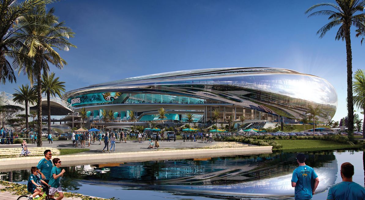 A fancy toilet seat:' Fans react to design proposal for new Jaguars stadium