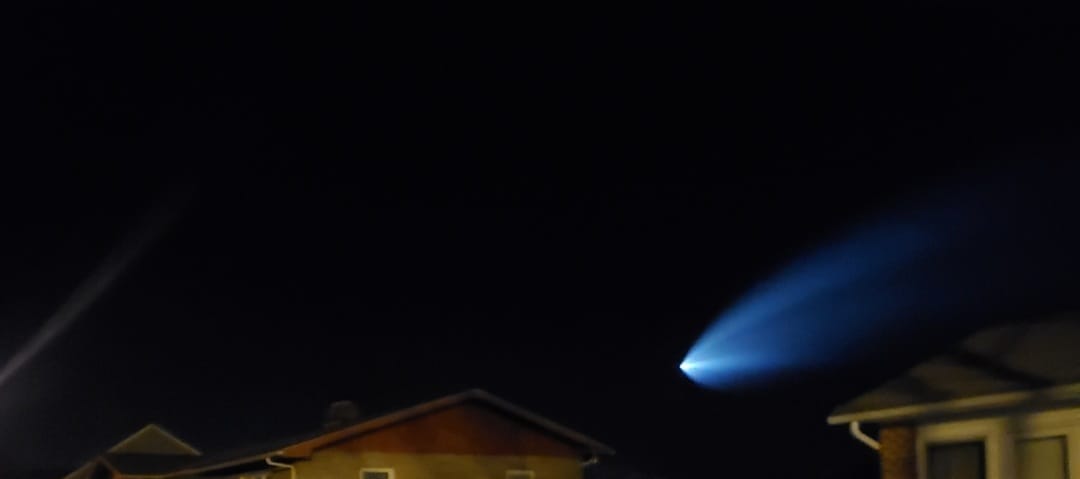 Not a comet or UFO! SpaceX rocket launch dazzles in predawn sky