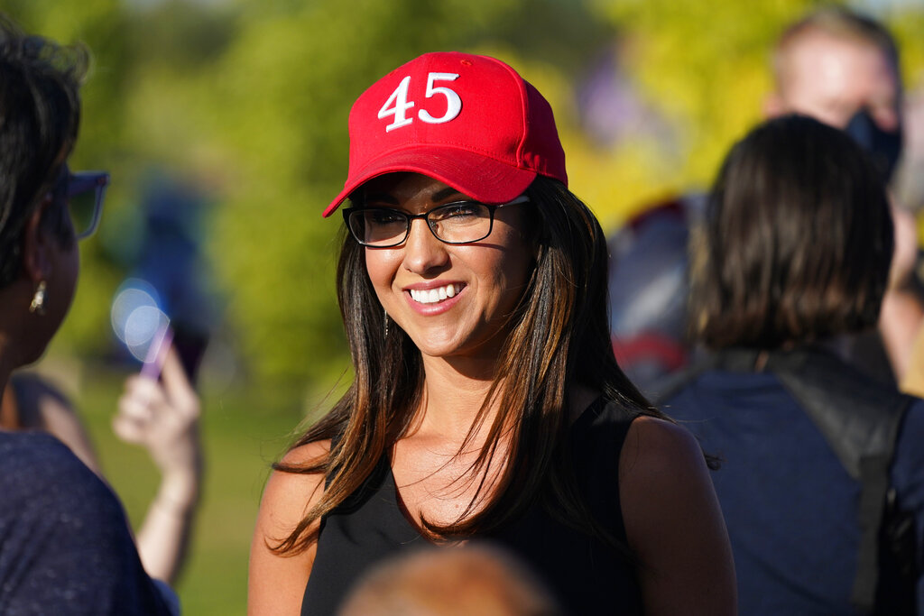 lauren boebert red dress Lauren Boebert's Halloween Costume Sparks Backlash