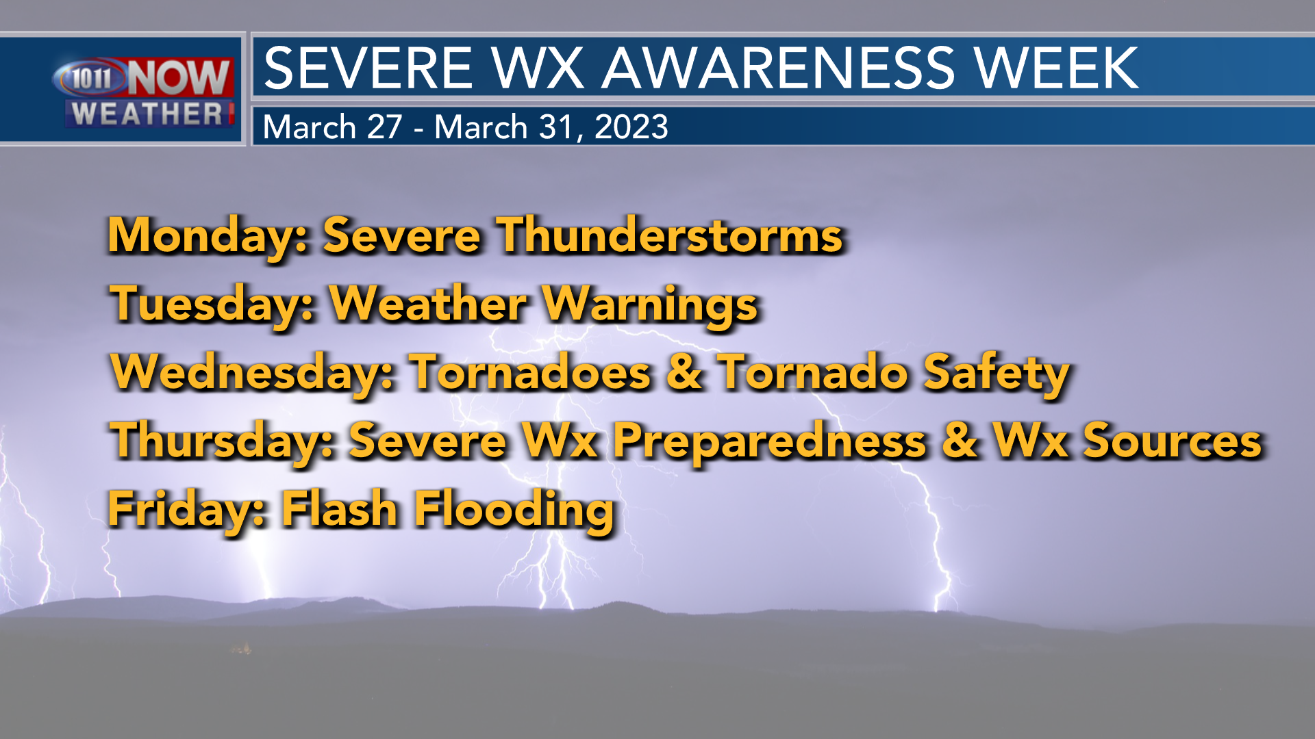 Severe Weather Awareness Week: Tornadoes
