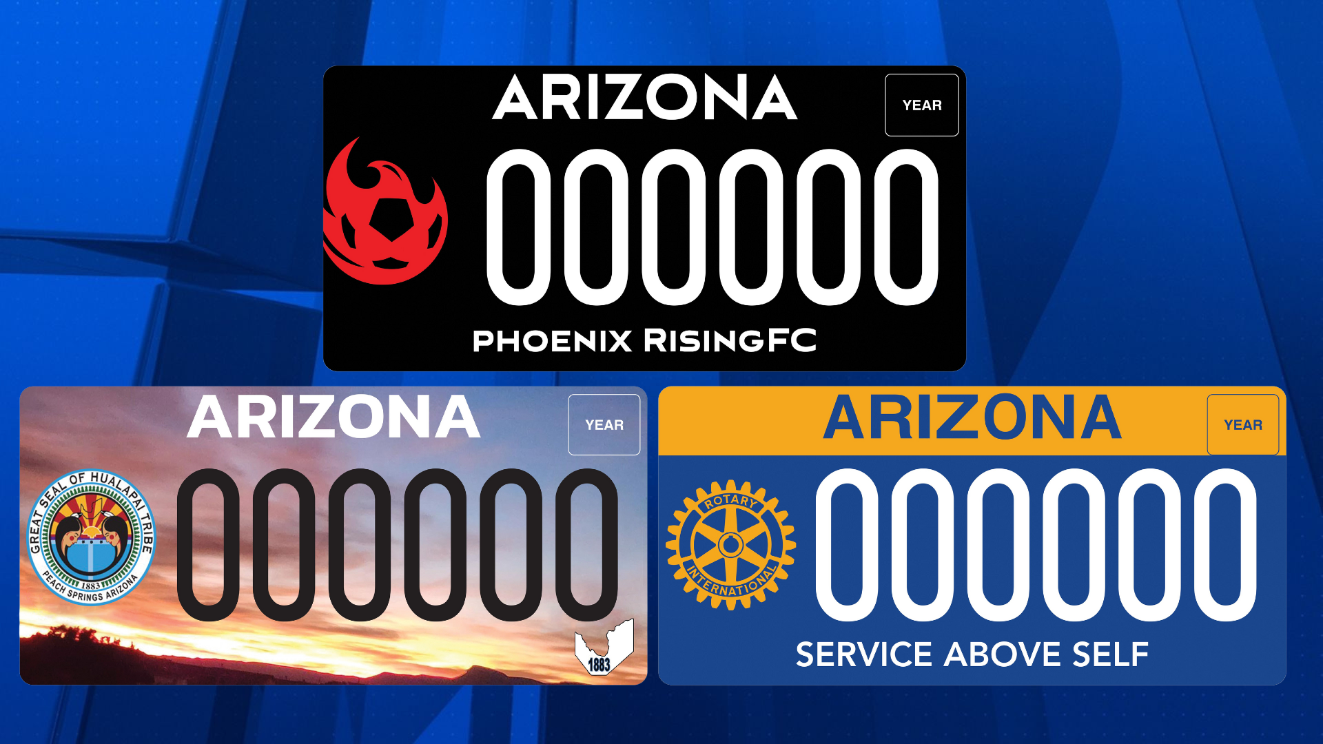 ADOT unveils new specialty license plates; 104 options now available