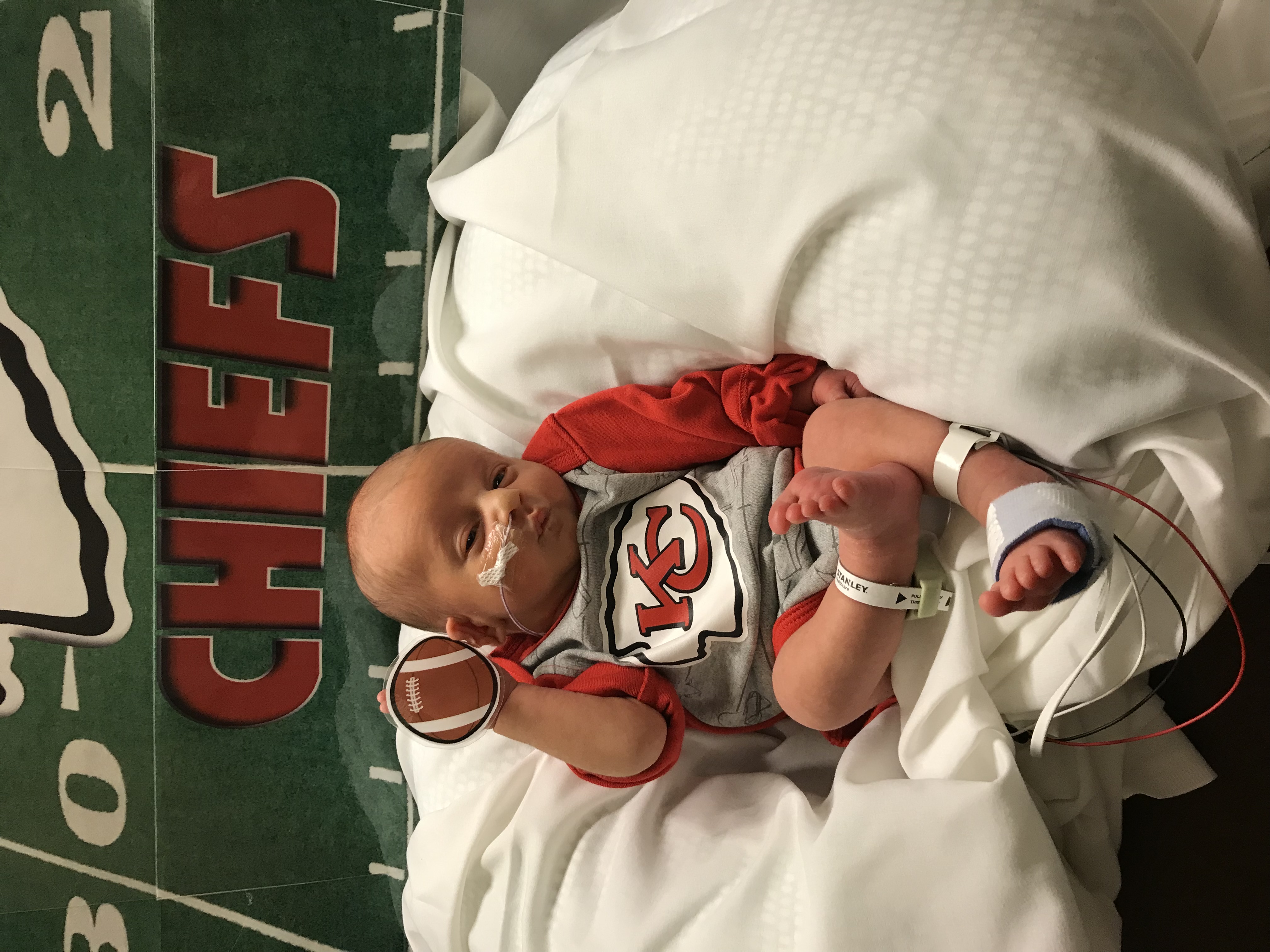 Babies dressed up for Chiefs' season opener