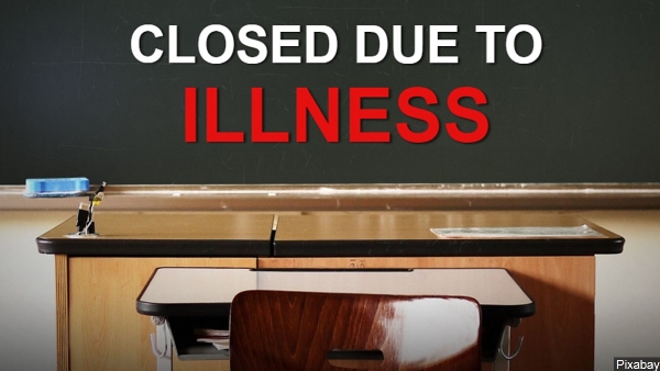 School district closed for Monday due to widespread illness