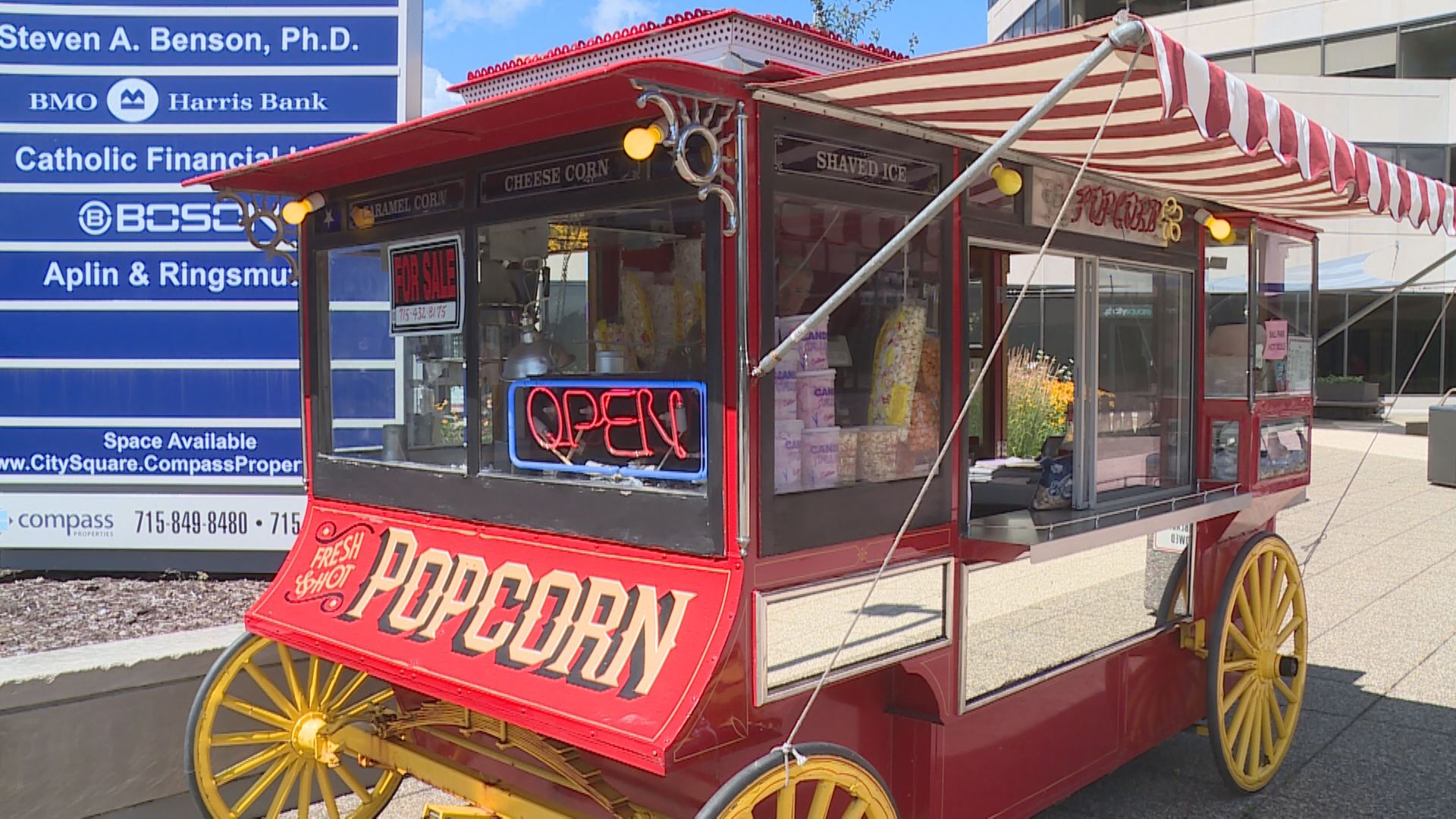 Wausau Popcorn Man Puts Business Up For Sale