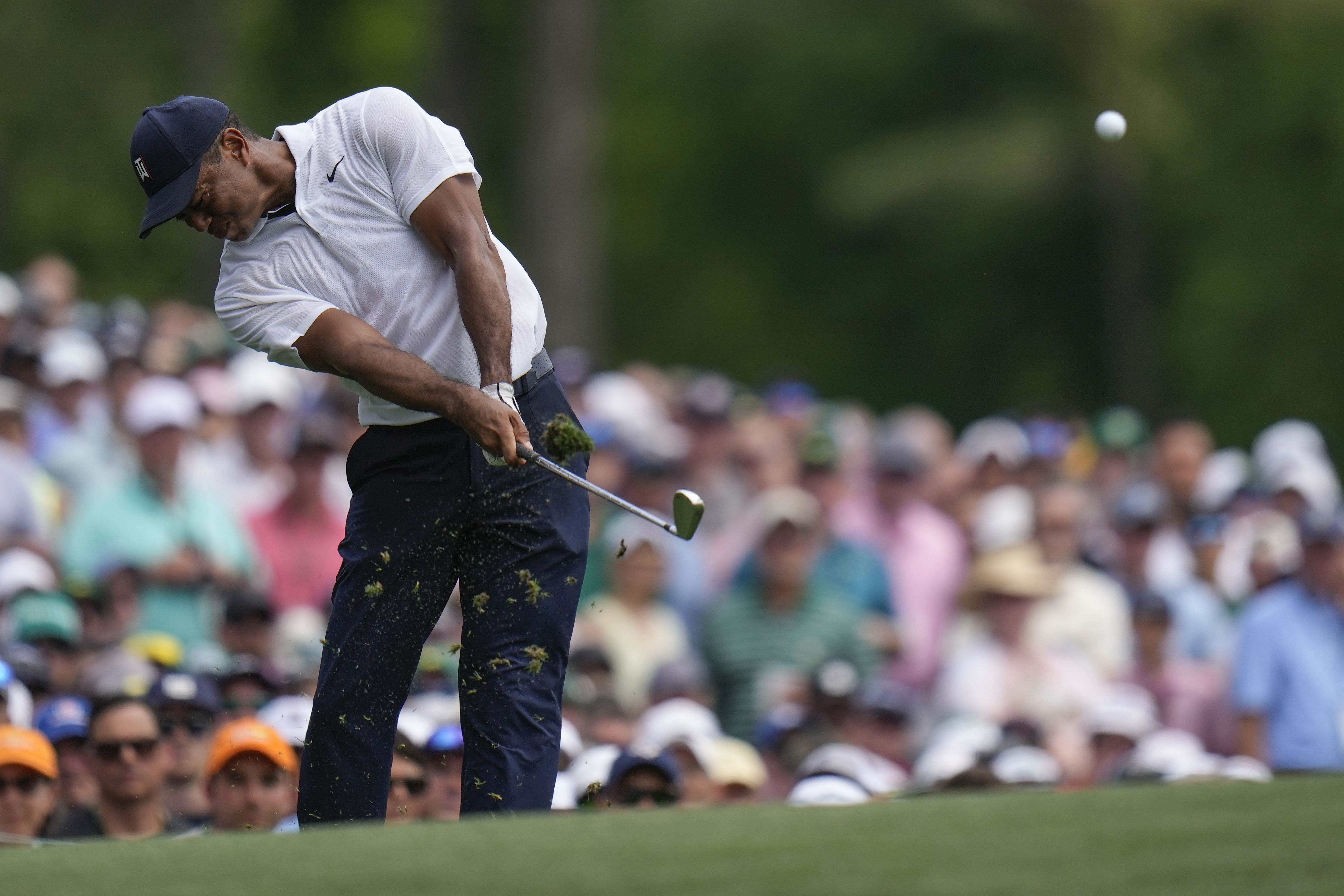 Tiger Woods has withdrawn from the Masters over a plantar fasciitis injury  : NPR