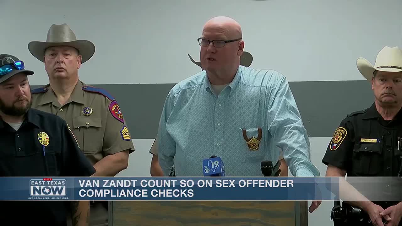 Van Zandt County Sheriff’s Office says widespread sex offender  investigations led to 23 arrests