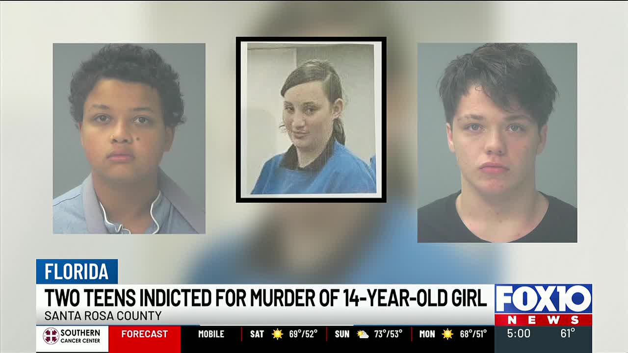 Pace teens indicted for murder of 14-year-old girl