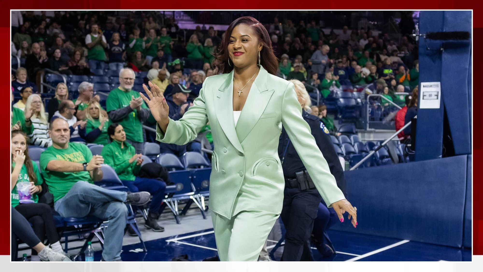 niele ivey green dress South Bend, Indiana, USA. 29th Dec, 2024. Notre Dame head coach Niele Ivey during NCAA Women's Basketball game action between the Virginia Cavaliers and the Notre Dame Fighting Irish at Purcell Pavilion