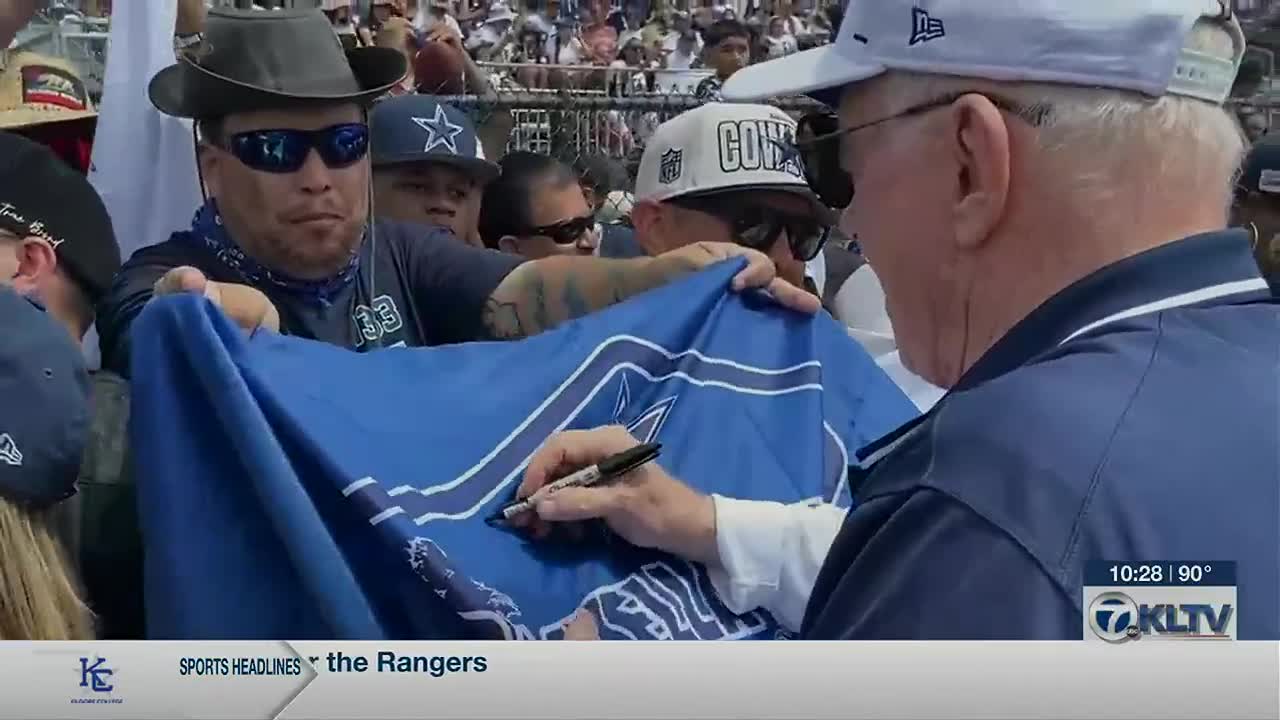 Cowboys training camp photos: QB Dak Prescott celebrates his 29th birthday  with the fans