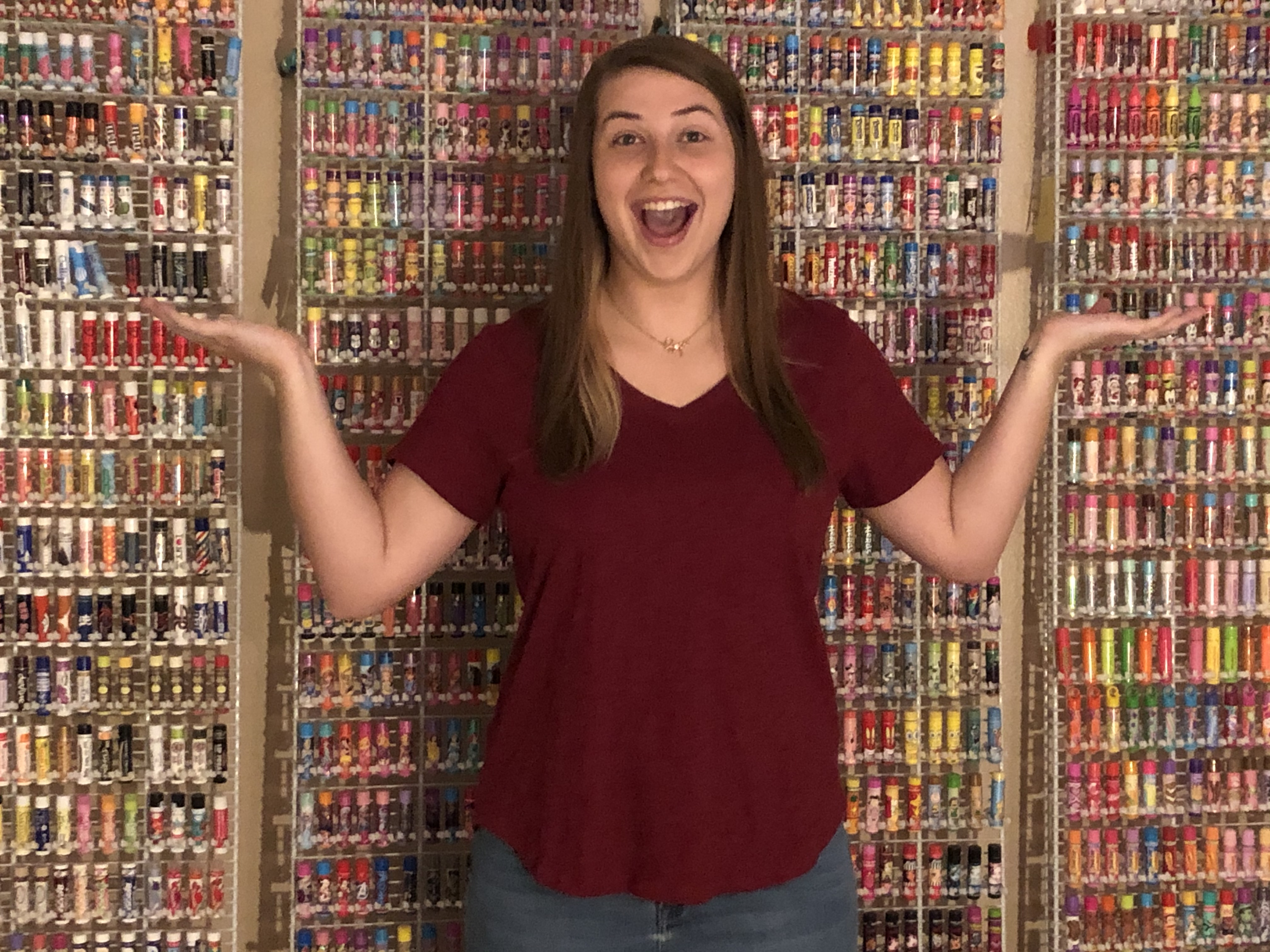 Lubbockite holds Guinness World record for largest lip balm collection