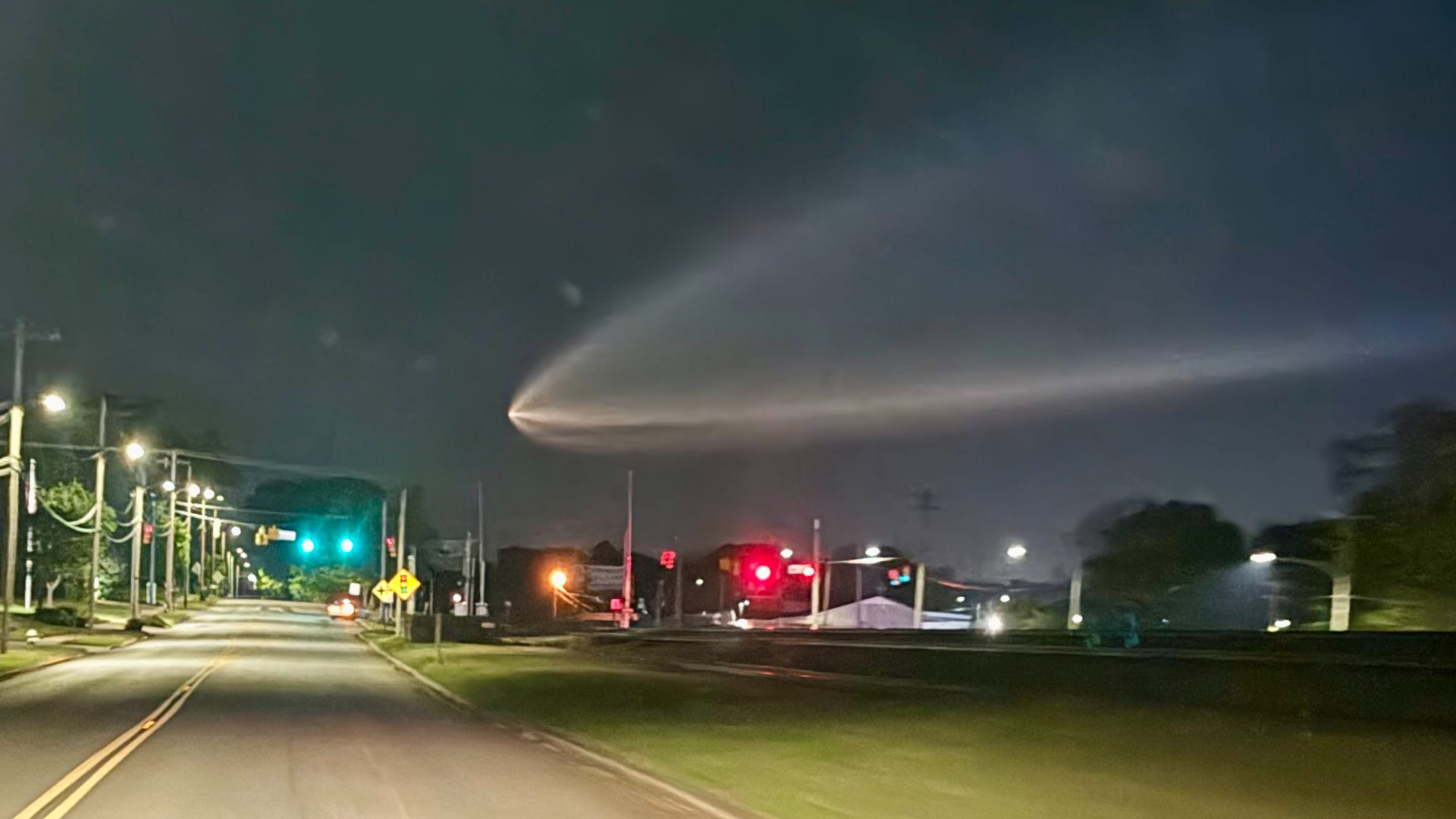 Possible SpaceX Falcon 9 sightings in Upstate