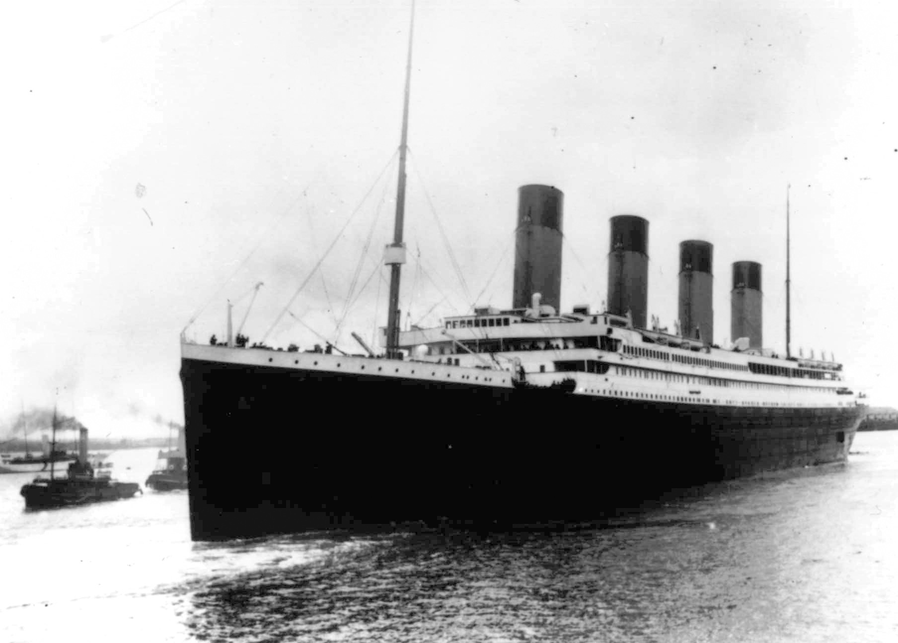 Why were the Titanic's passengers divided into three separate