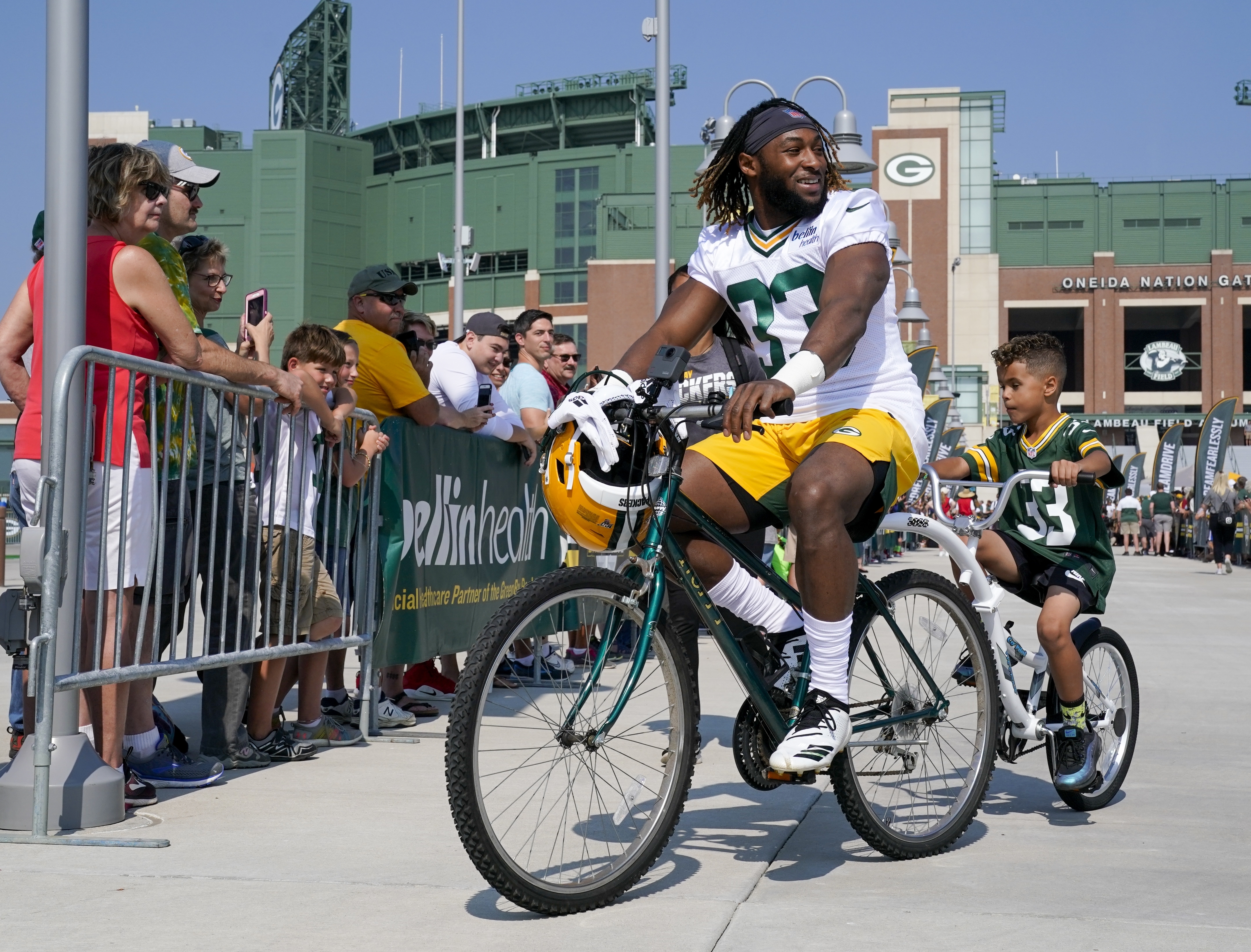 Experience the Green Bay Packers Training Camp Bike Tradition - We Wisconsin