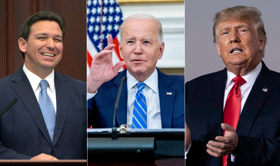 Trump, DeSantis 2024 Betting Favorites, President Biden Numbers Slide