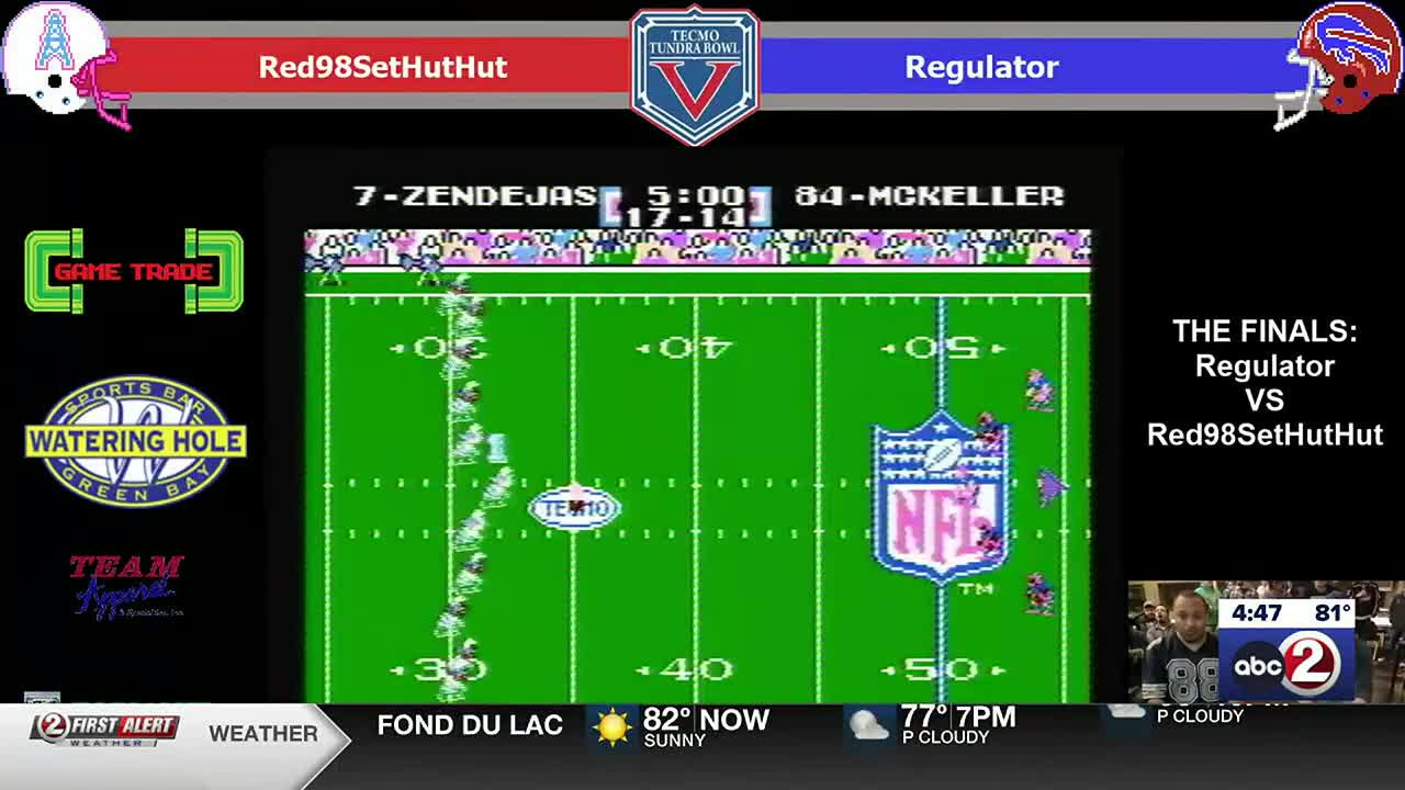 National Championship of Tecmo Super Bowl this weekend