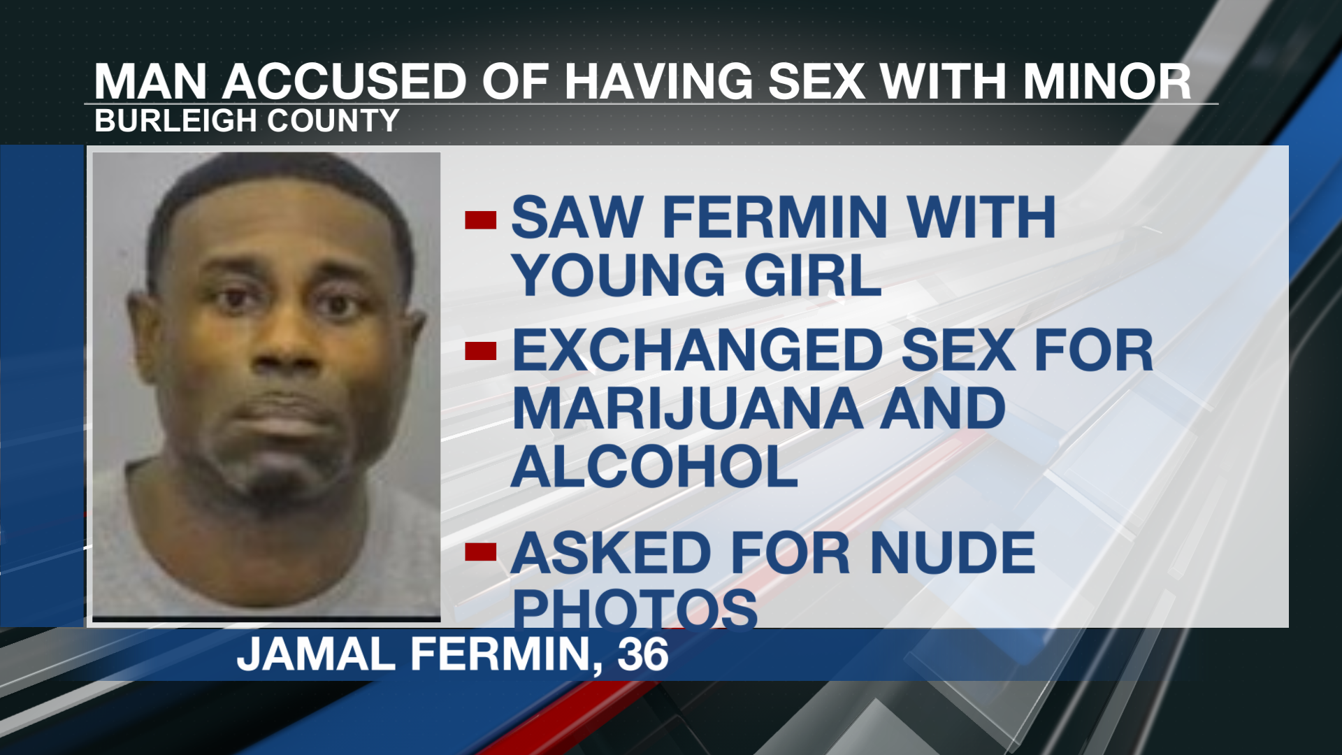 Man accused of having sex with minor