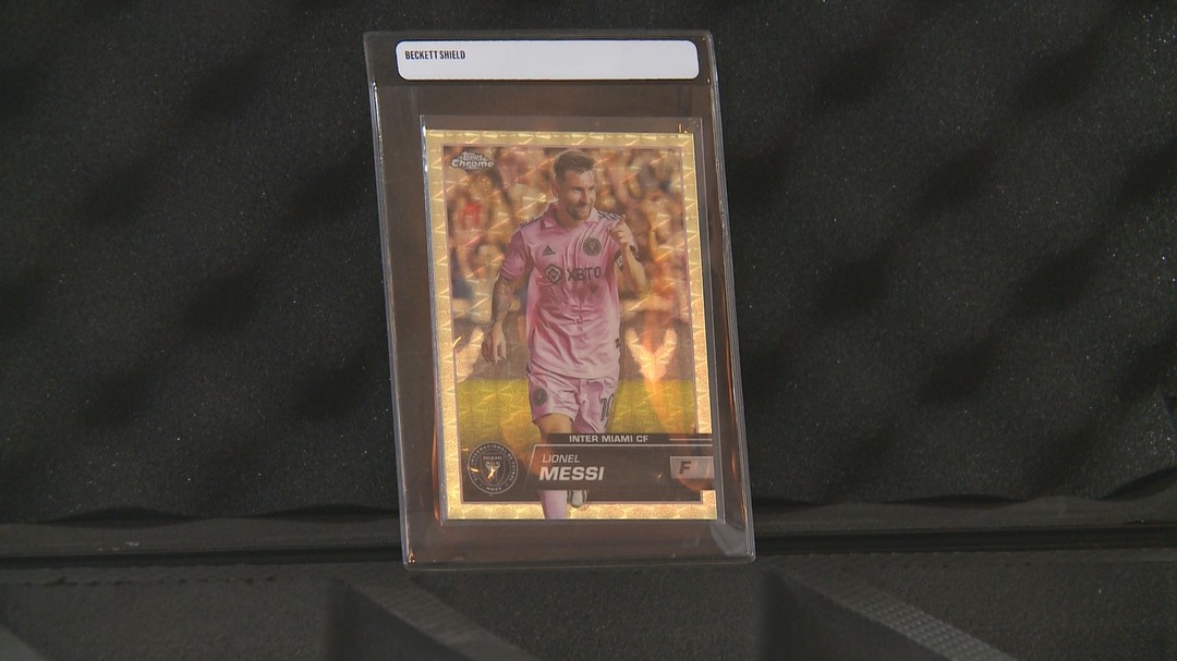 Boy pulls rare Topps Lionel Messi card worth thousands of dollars at St.  Peters card shop