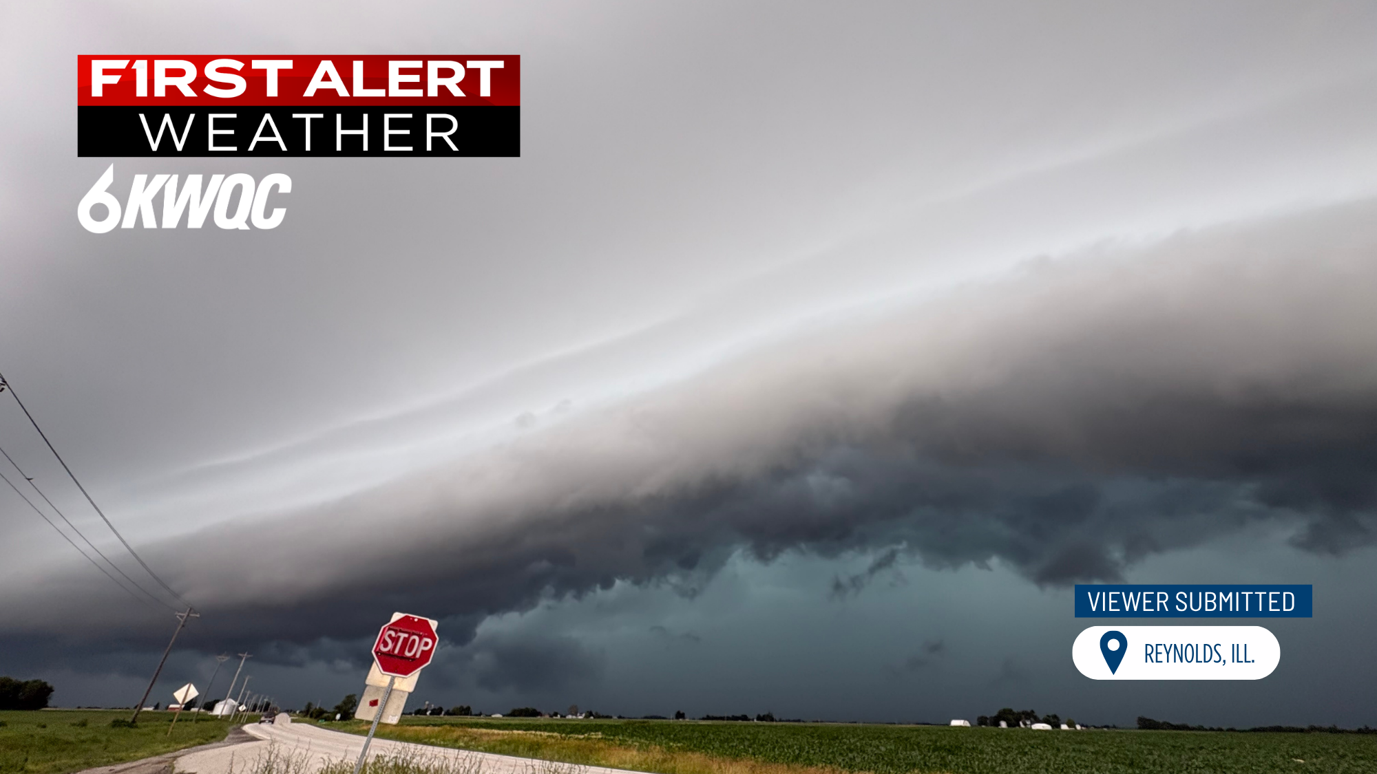 Shelf clouds over Quad Cities Area