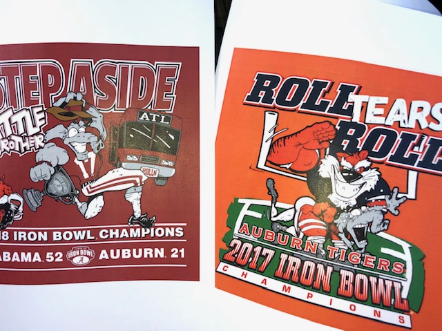 Auburn iron hot sale bowl shirts