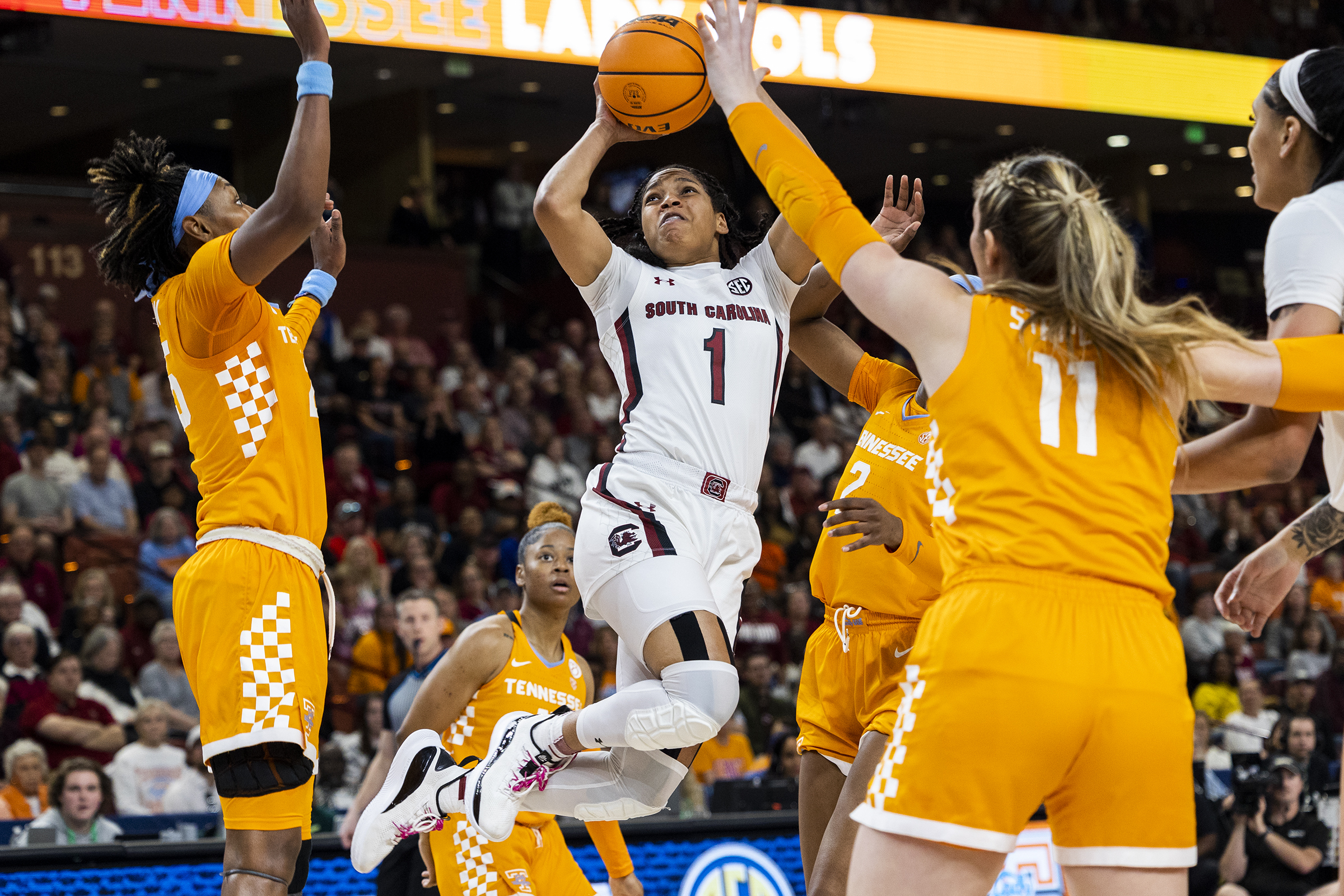 Gamecocks one win from title