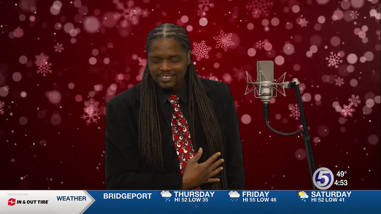 Landau Eugene Murphy Jr. performs for Christmas Eve